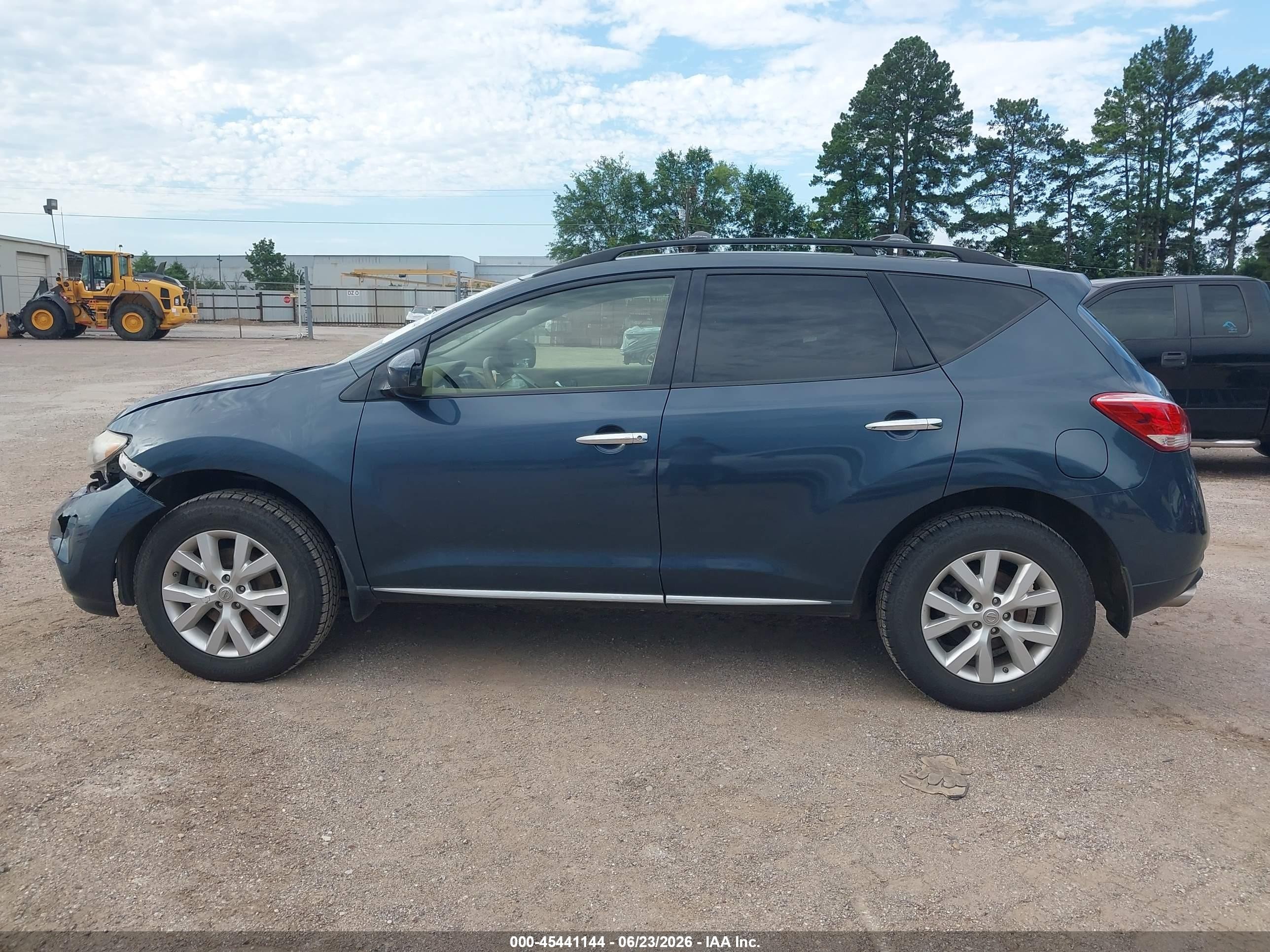 2014 Nissan Murano Sv Синий vin: JN8AZ1MU2EW409882