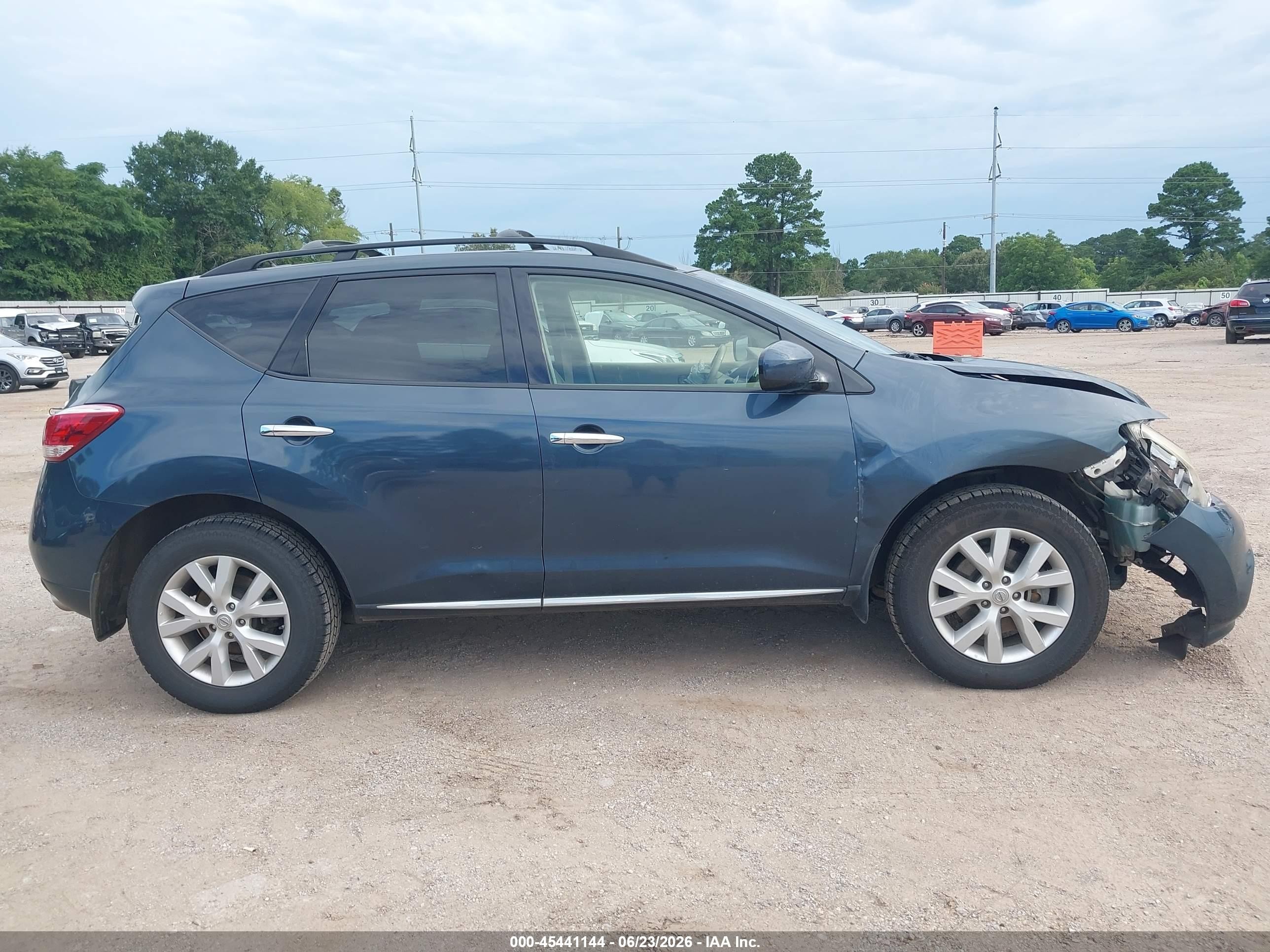 2014 Nissan Murano Sv Синий vin: JN8AZ1MU2EW409882