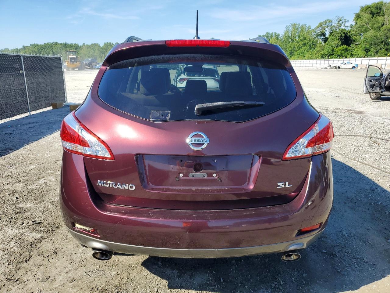 2014 Nissan Murano S Бордовый vin: JN8AZ1MU2EW410983
