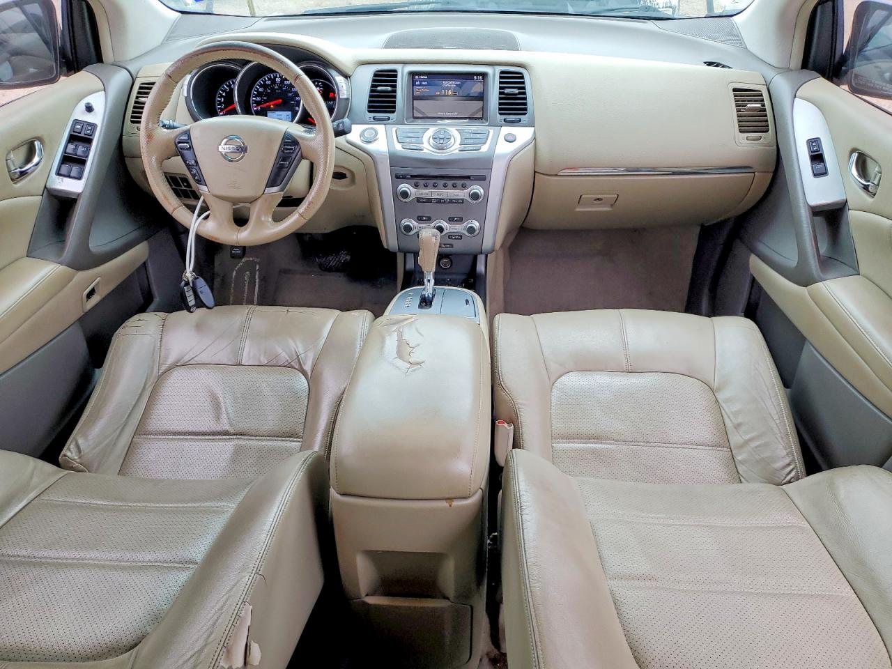 2014 Nissan Murano Sl Белый vin: JN8AZ1MU2EW411339