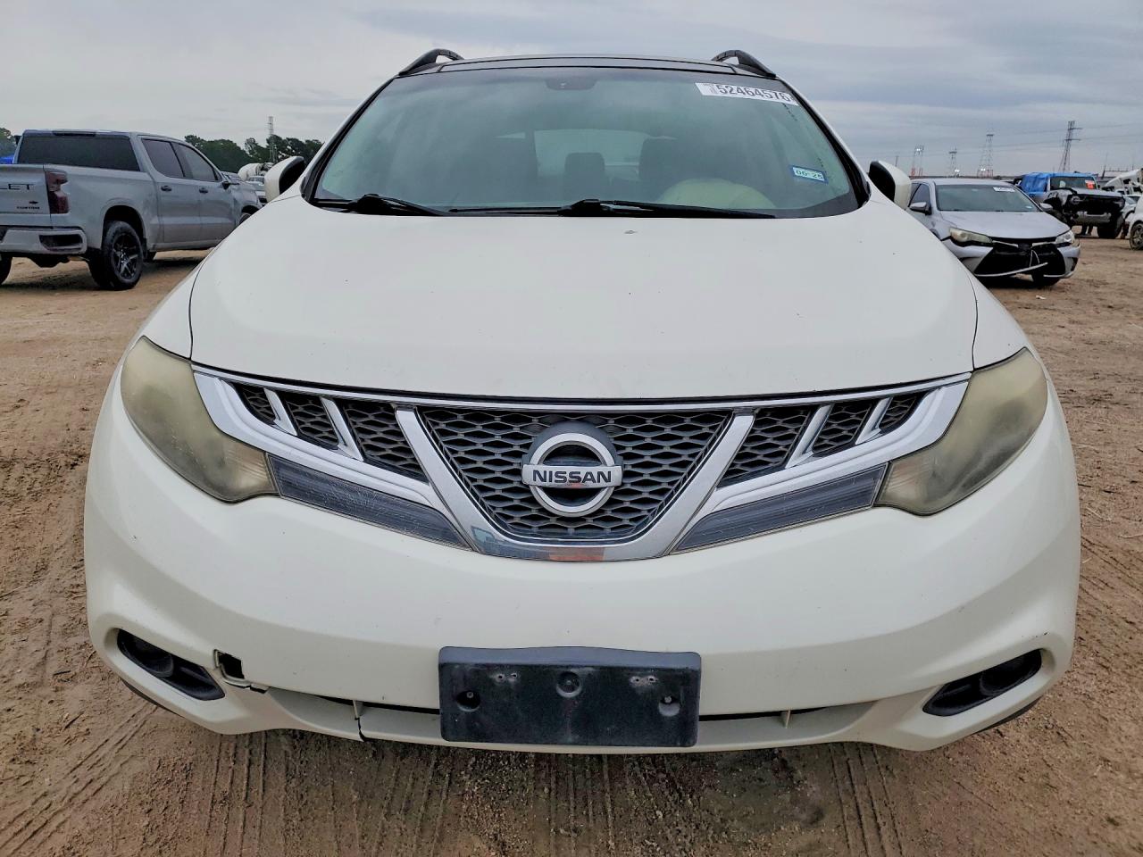 2014 Nissan Murano Sl Белый vin: JN8AZ1MU2EW411339