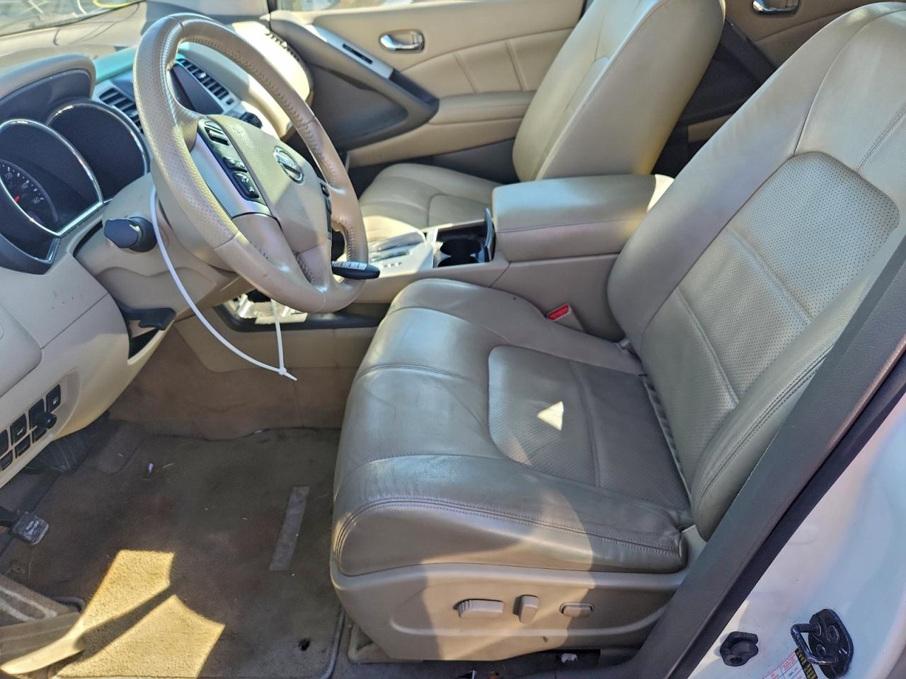 2014 Nissan Murano S White vin: JN8AZ1MU2EW416024