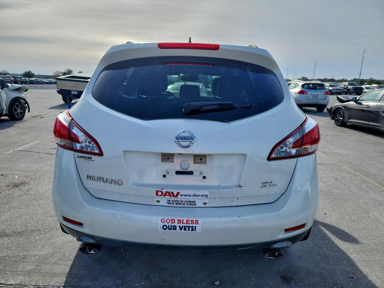 2014 Nissan Murano S White vin: JN8AZ1MU2EW416024