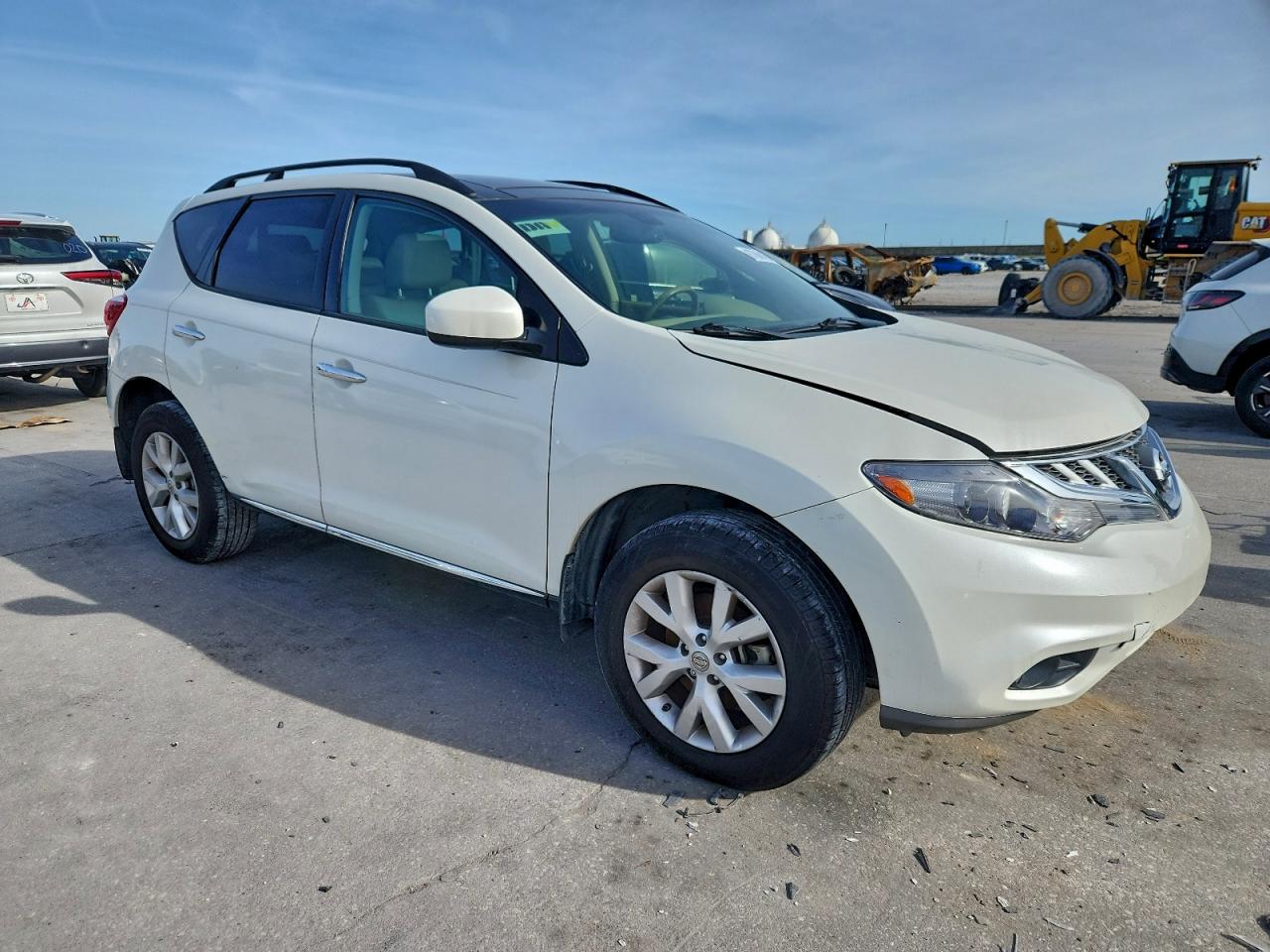 2014 Nissan Murano S White vin: JN8AZ1MU2EW416024