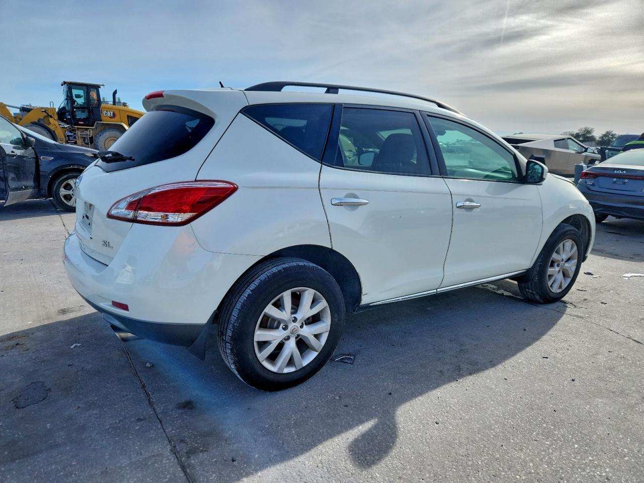 2014 Nissan Murano S White vin: JN8AZ1MU2EW416024