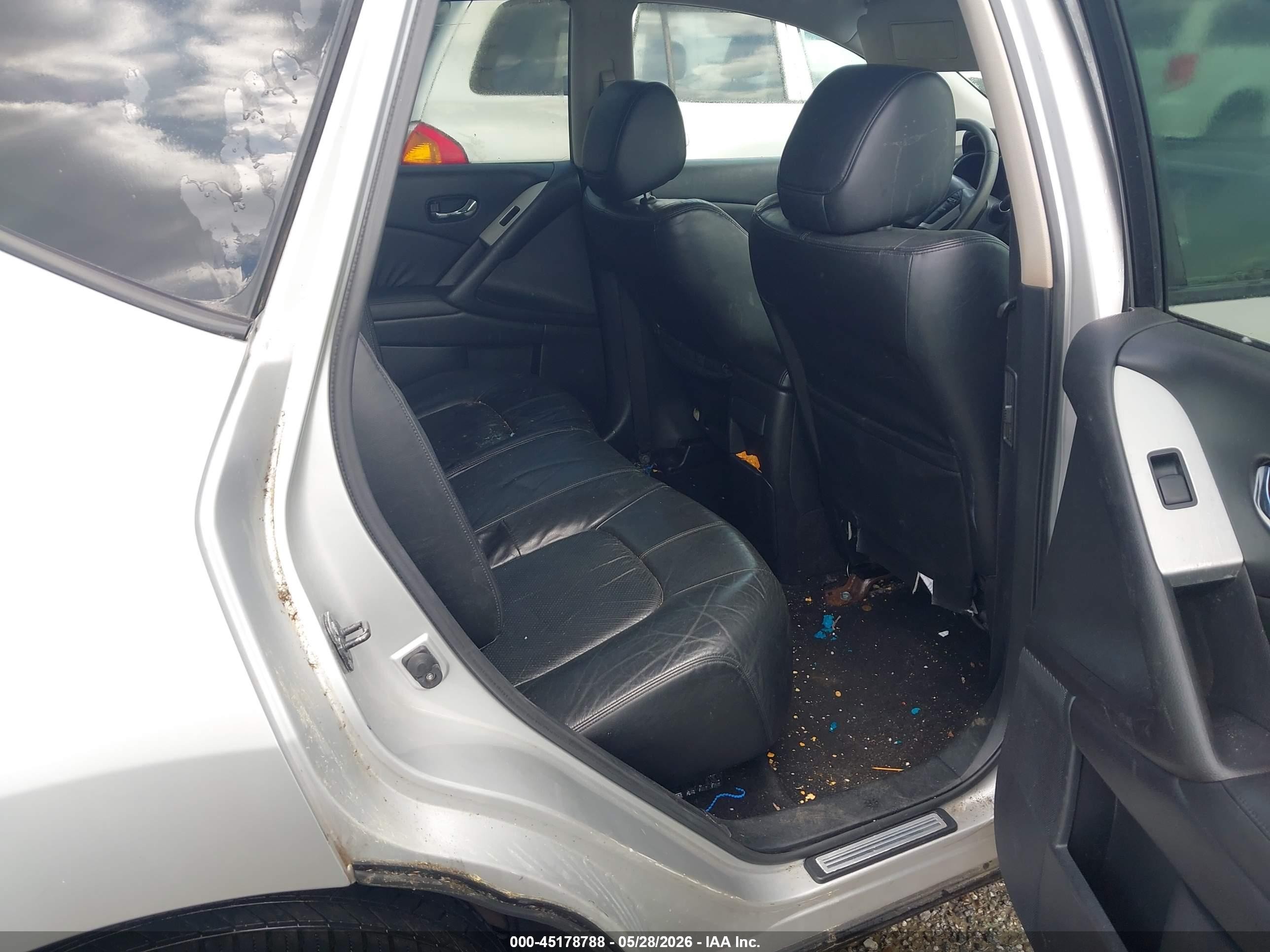 2010 Nissan Murano Sl Silver vin: JN8AZ1MU3AW011574