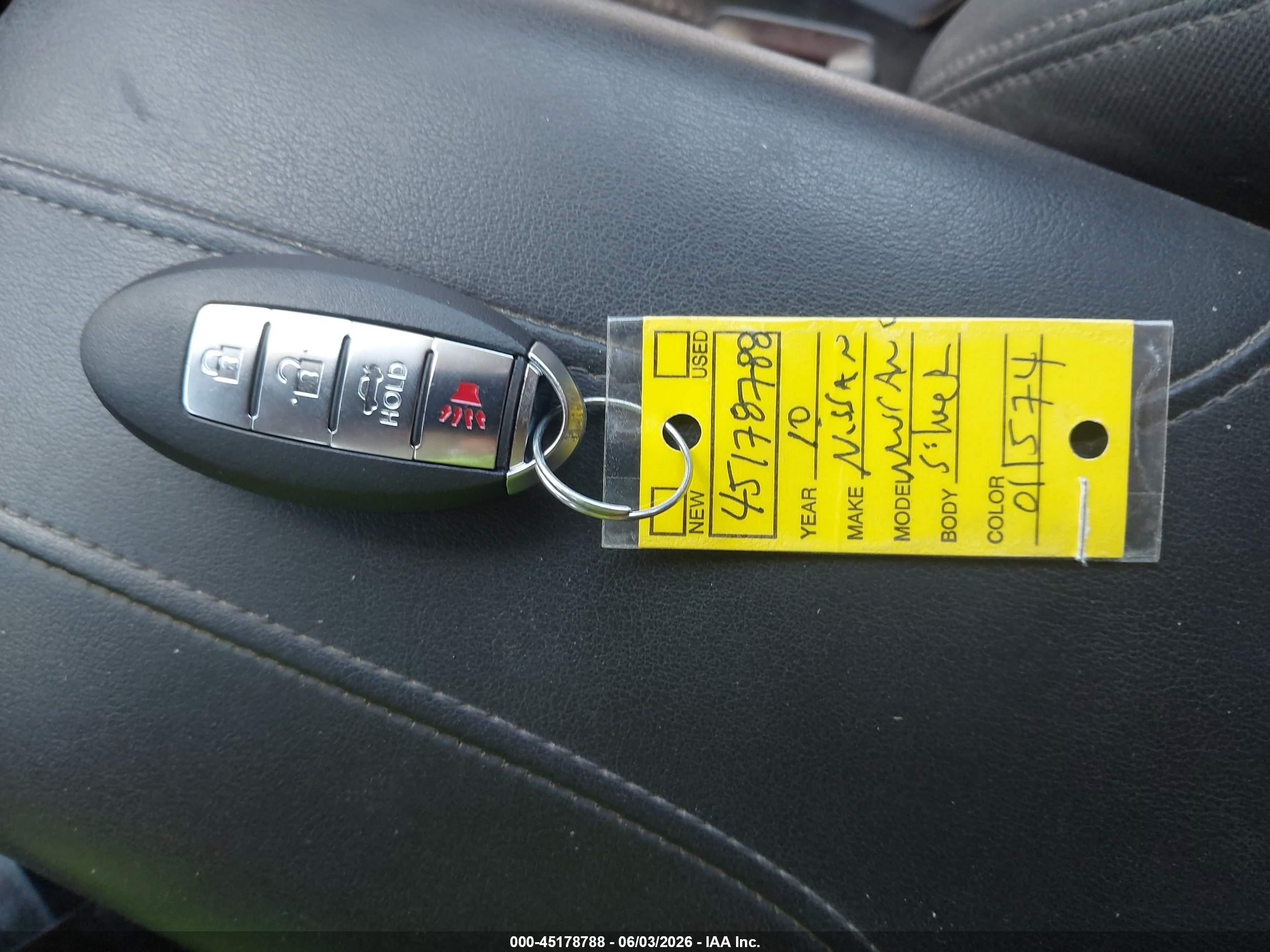 2010 Nissan Murano Sl Silver vin: JN8AZ1MU3AW011574
