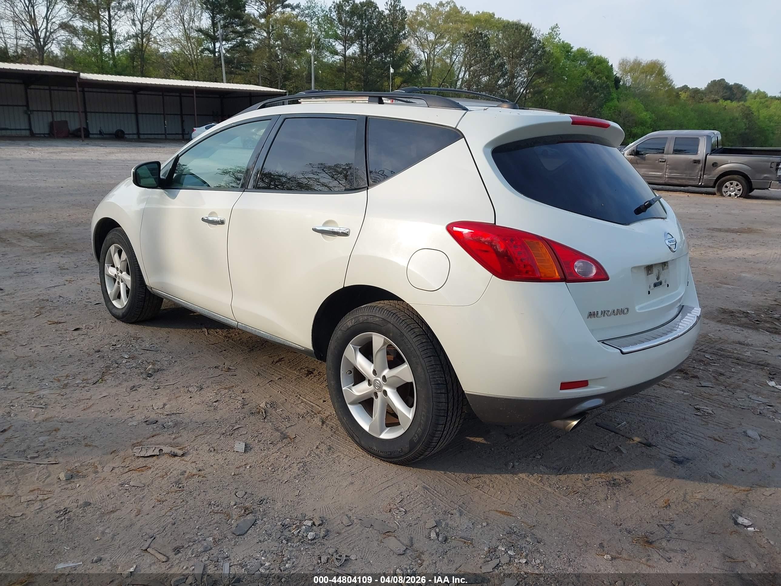 2010 Nissan Murano Sl White vin: JN8AZ1MU3AW011655