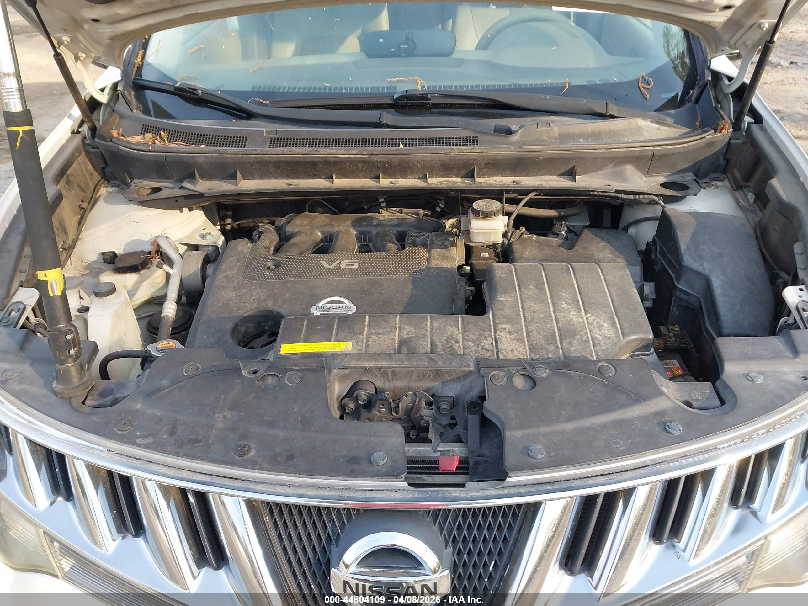 2010 Nissan Murano Sl White vin: JN8AZ1MU3AW011655