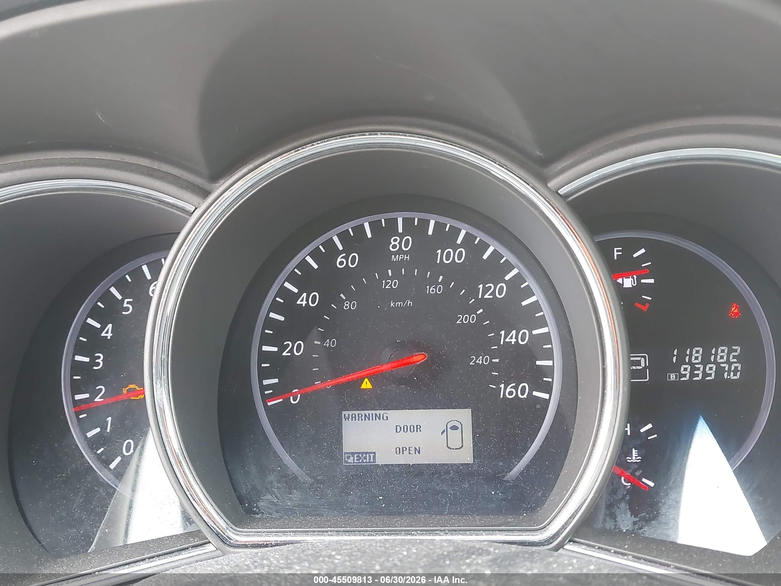 2011 Nissan Murano Sv Черный vin: JN8AZ1MU3BW054703