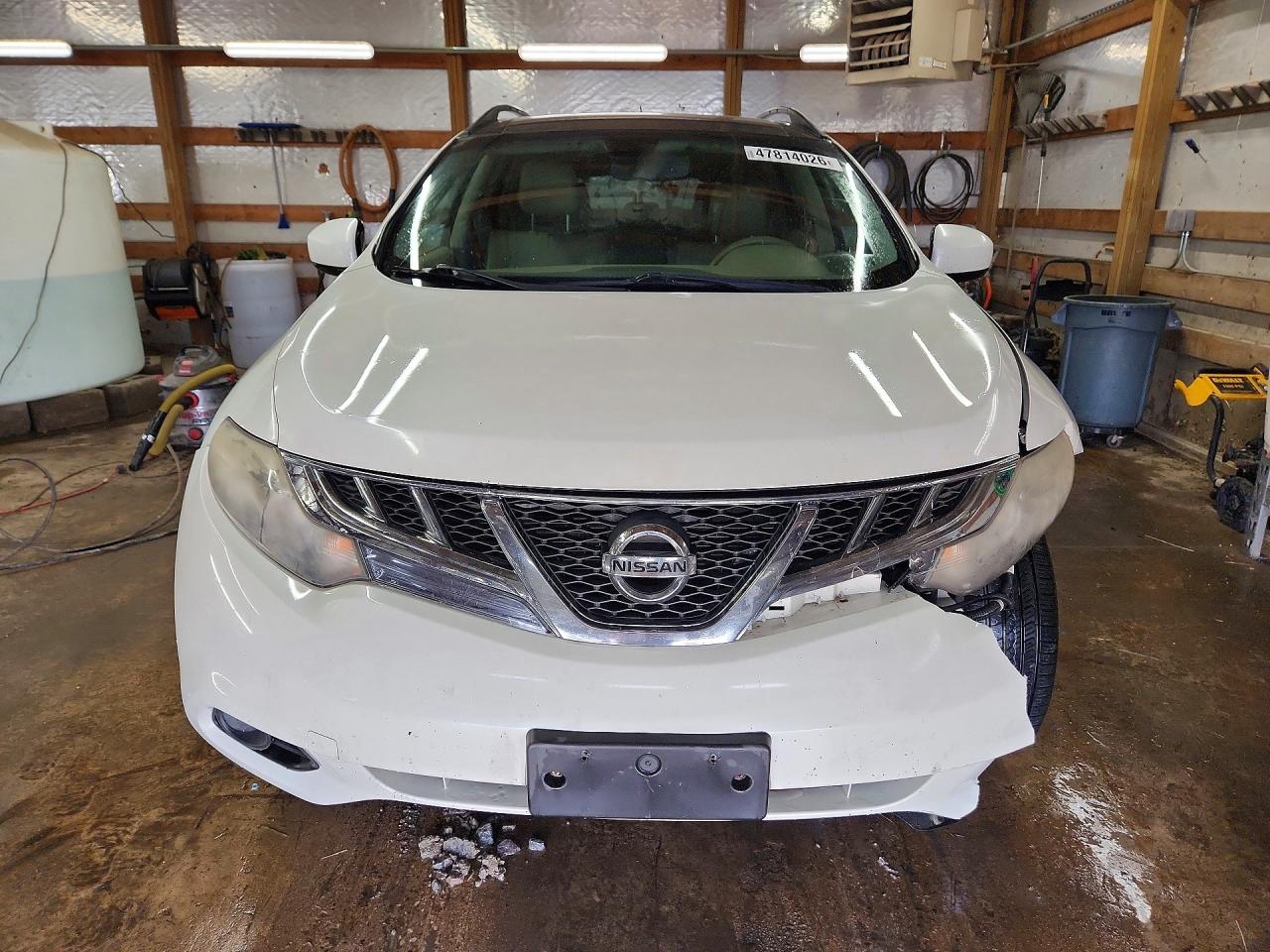 2011 Nissan Murano S/sl/le White vin: JN8AZ1MU3BW058492
