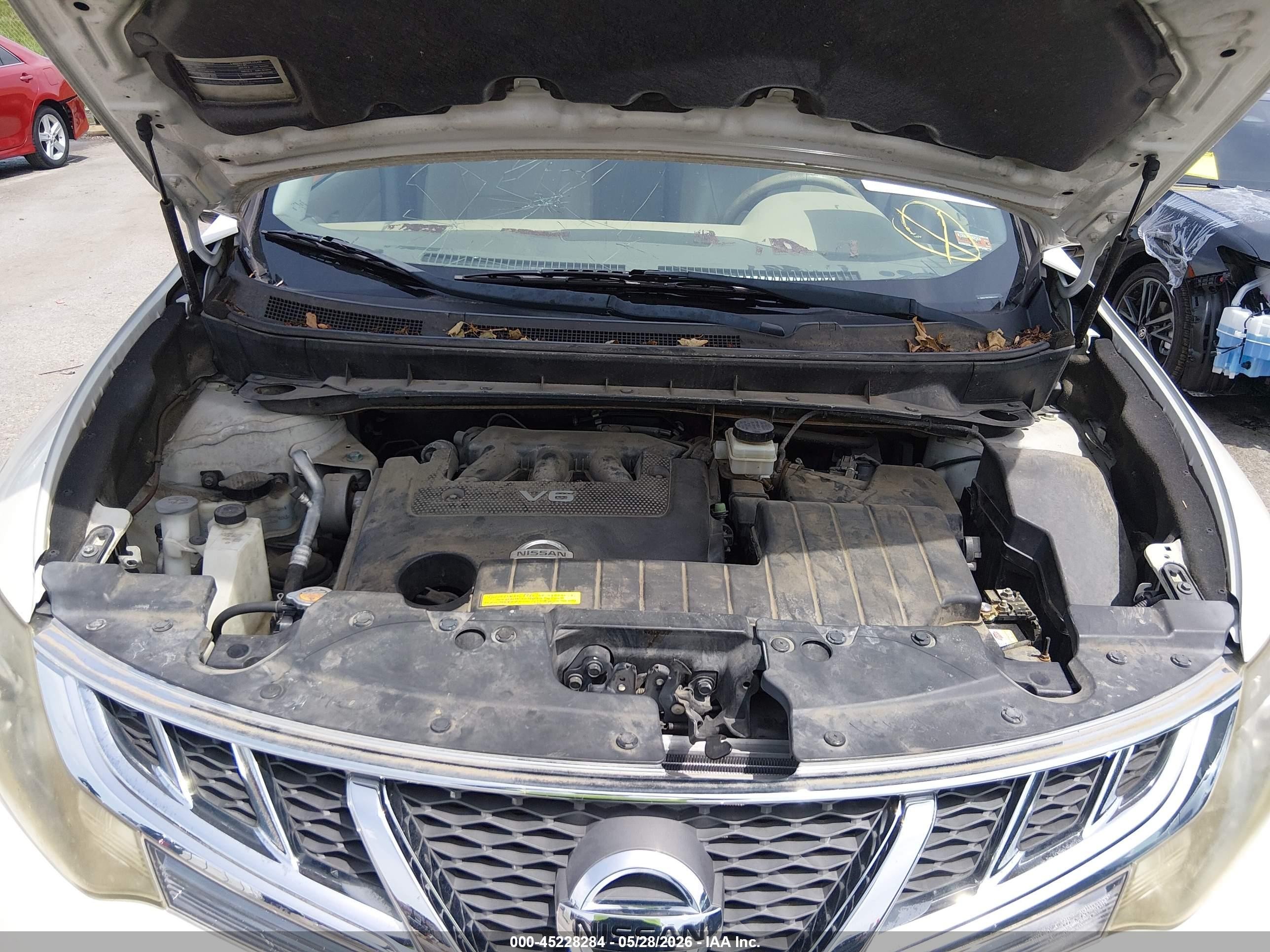 2011 Nissan Murano Sl White vin: JN8AZ1MU3BW061988