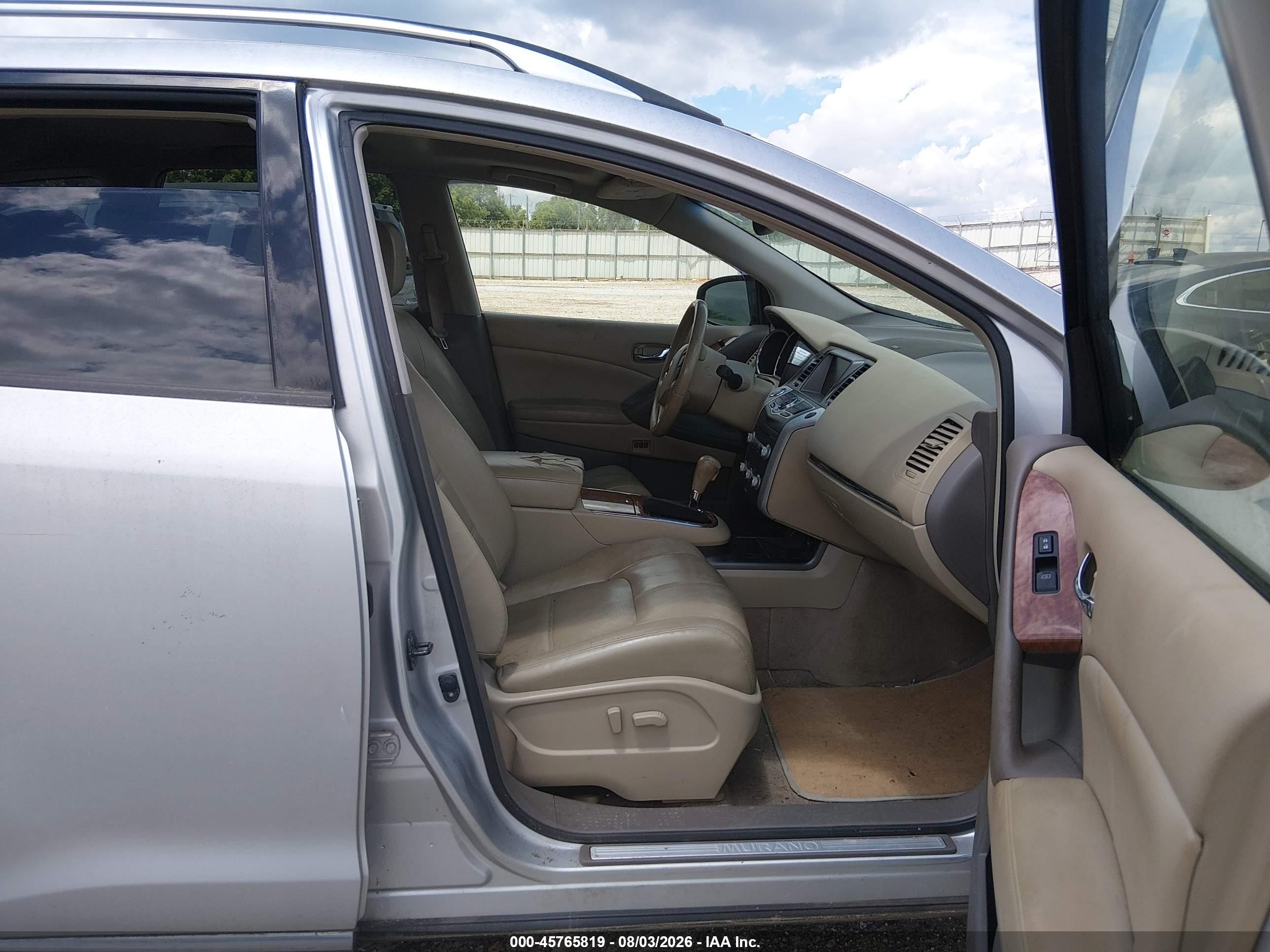 2012 Nissan Murano Le Silver vin: JN8AZ1MU3CW109720