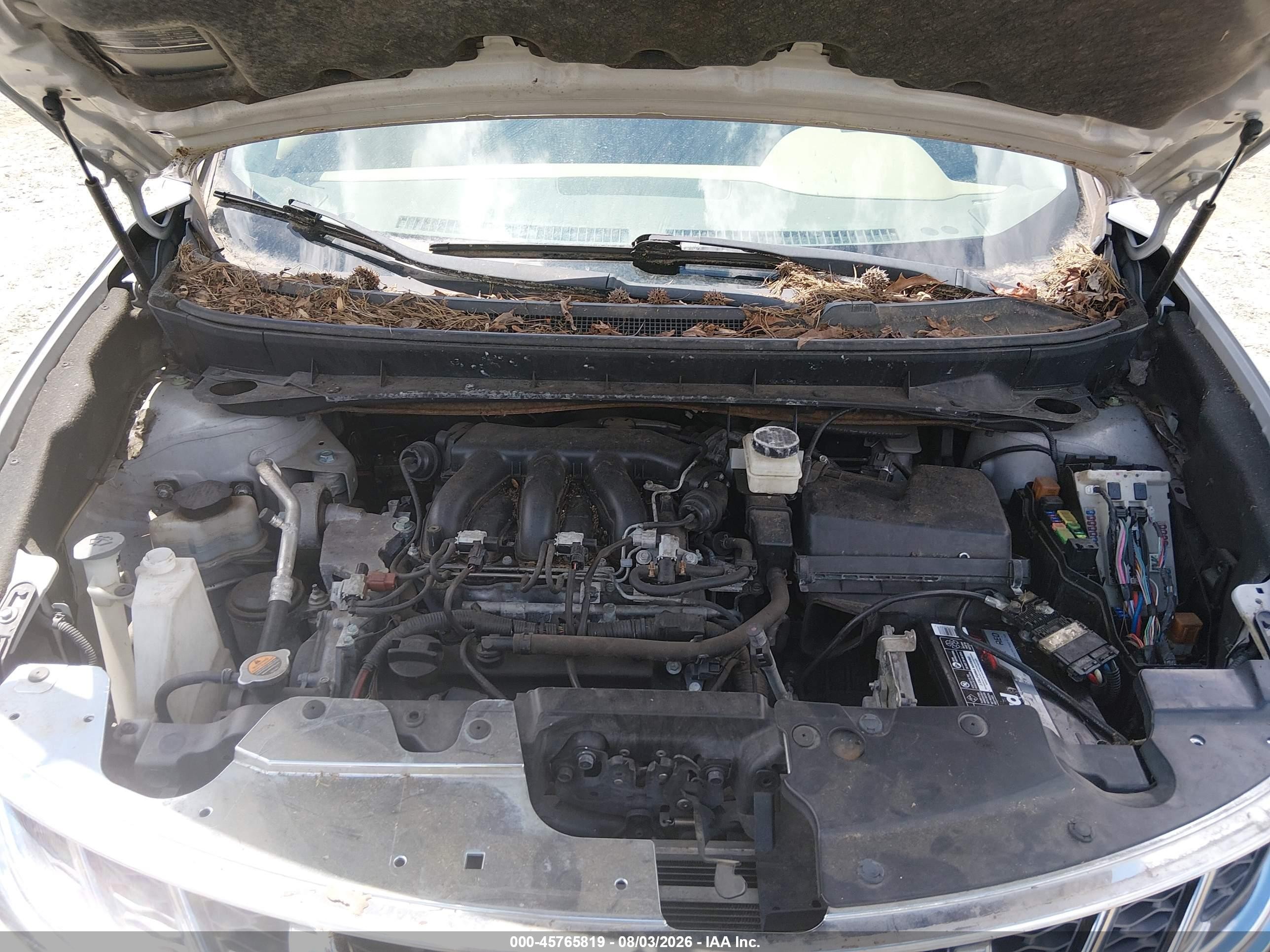 2012 Nissan Murano Le Silver vin: JN8AZ1MU3CW109720