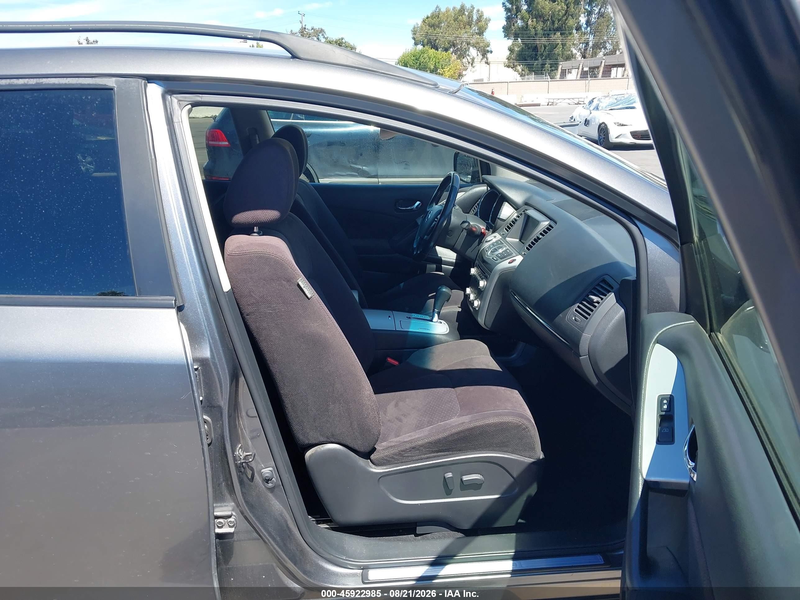 2013 Nissan Murano Sv Gray vin: JN8AZ1MU3DW202304