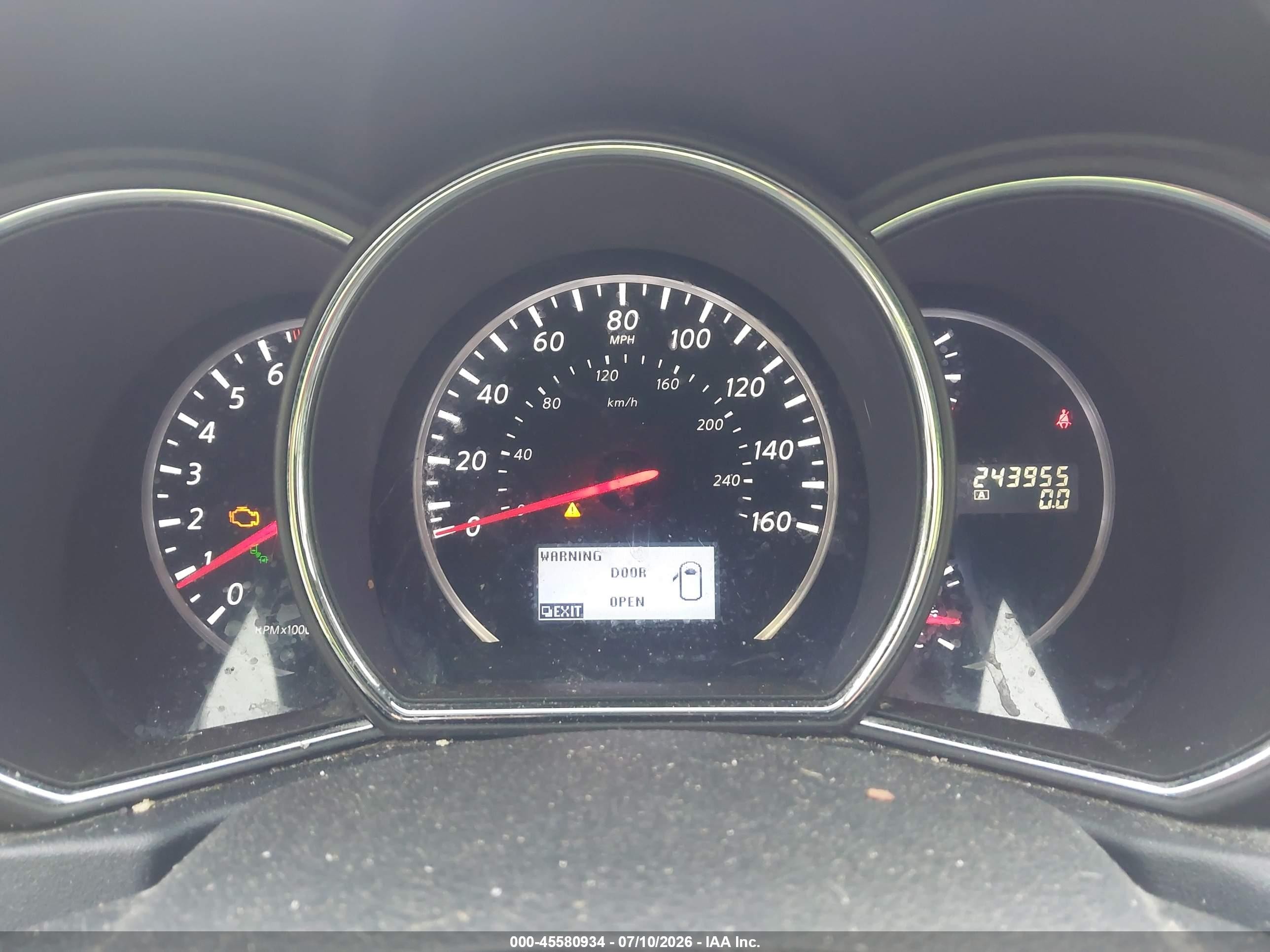 2013 Nissan Murano Sl Gray vin: JN8AZ1MU3DW202433