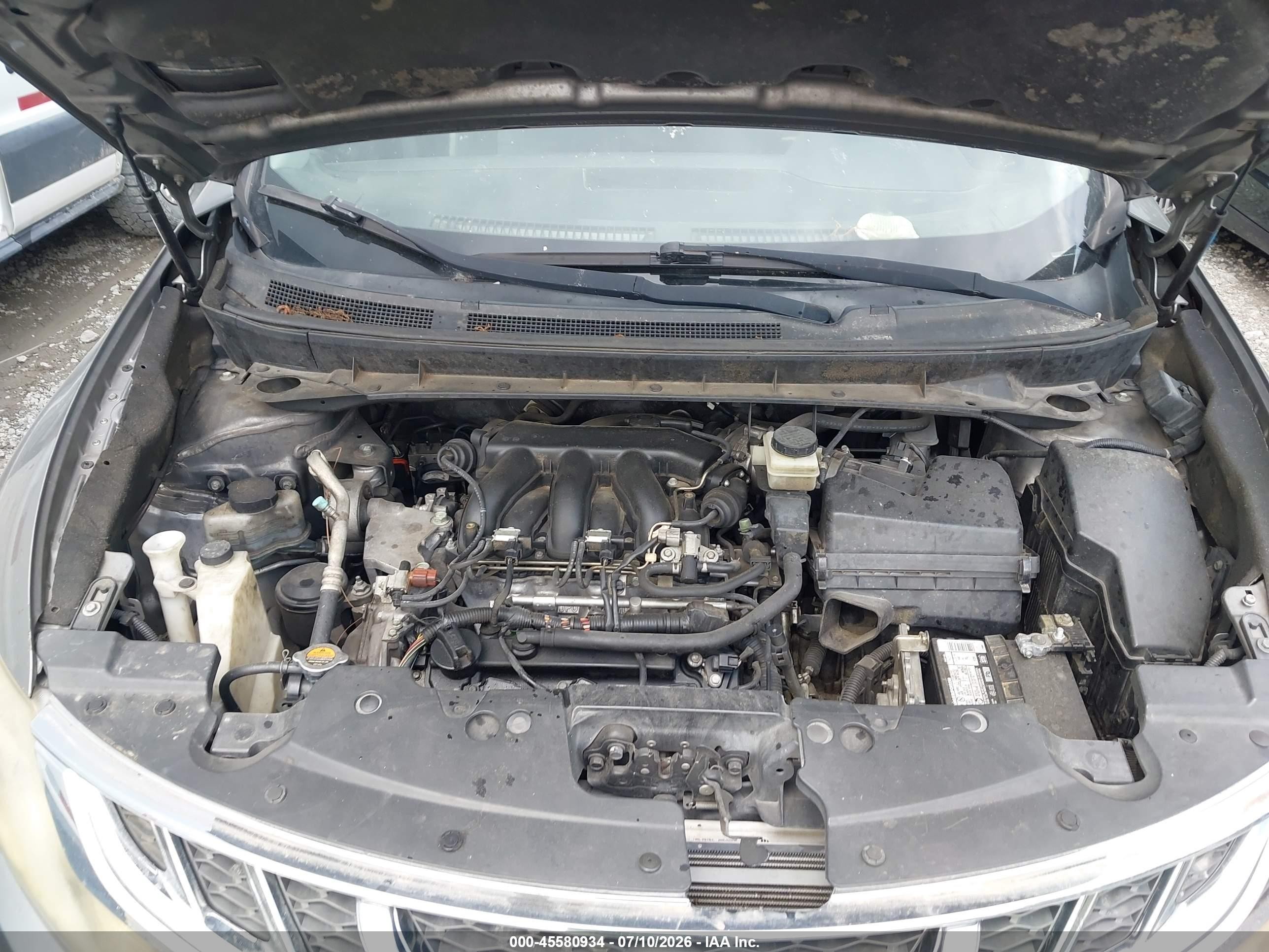 2013 Nissan Murano Sl Gray vin: JN8AZ1MU3DW202433