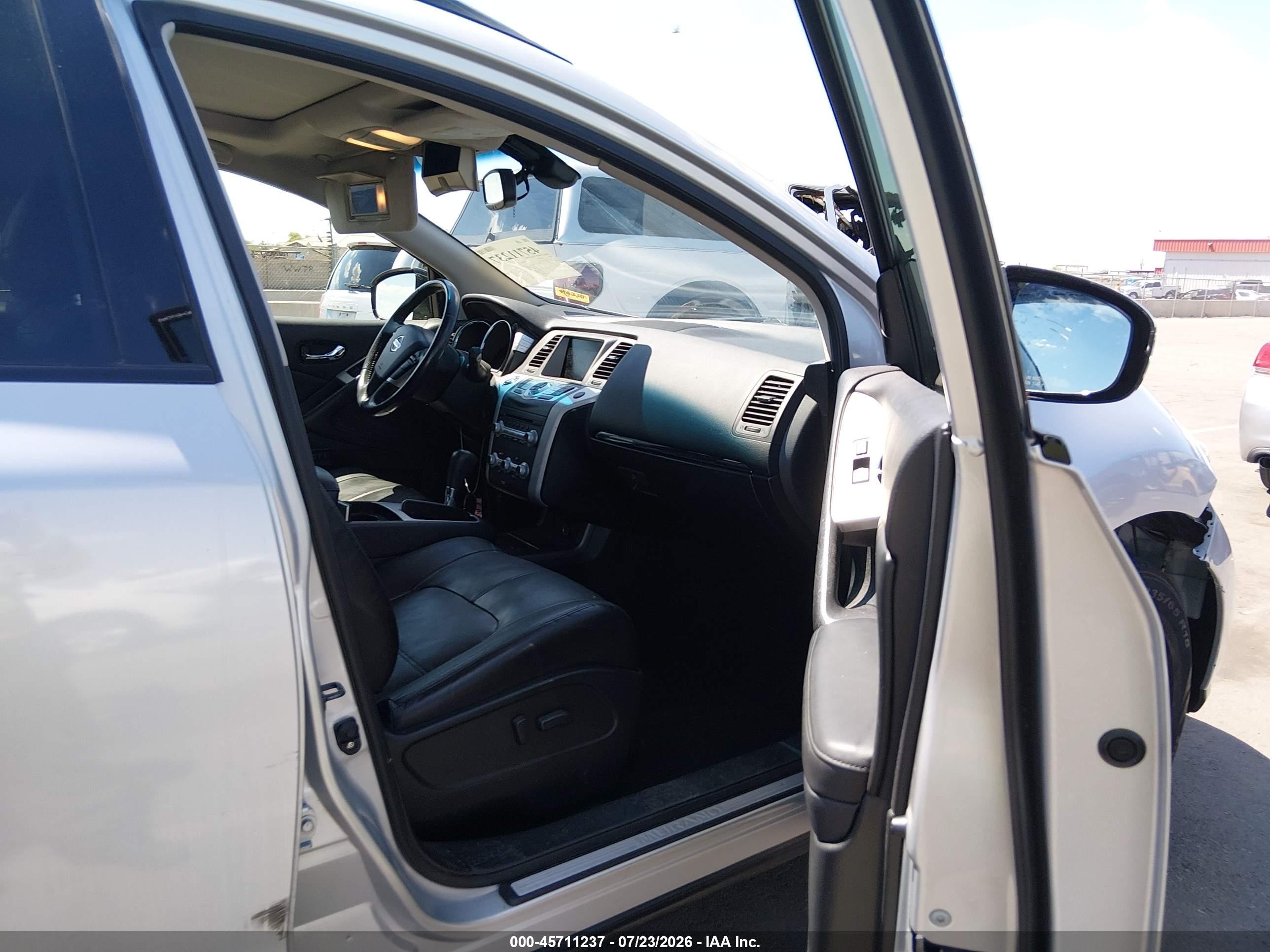 2013 Nissan Murano Sl Silver vin: JN8AZ1MU3DW210841