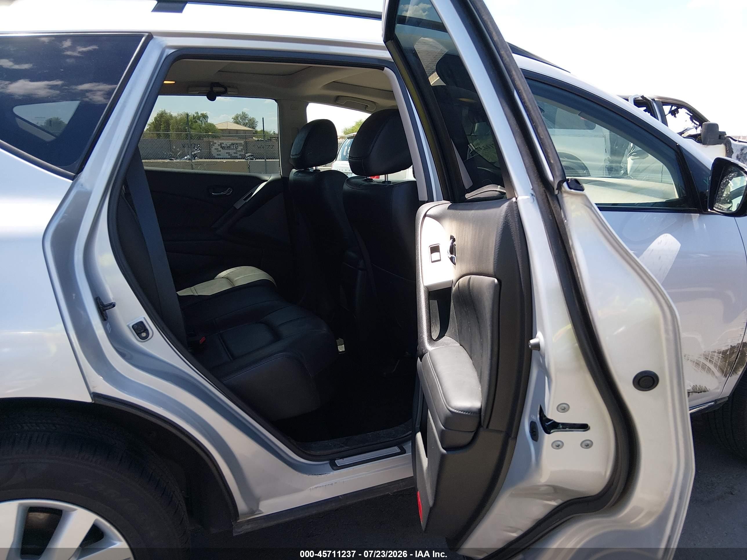 2013 Nissan Murano Sl Silver vin: JN8AZ1MU3DW210841