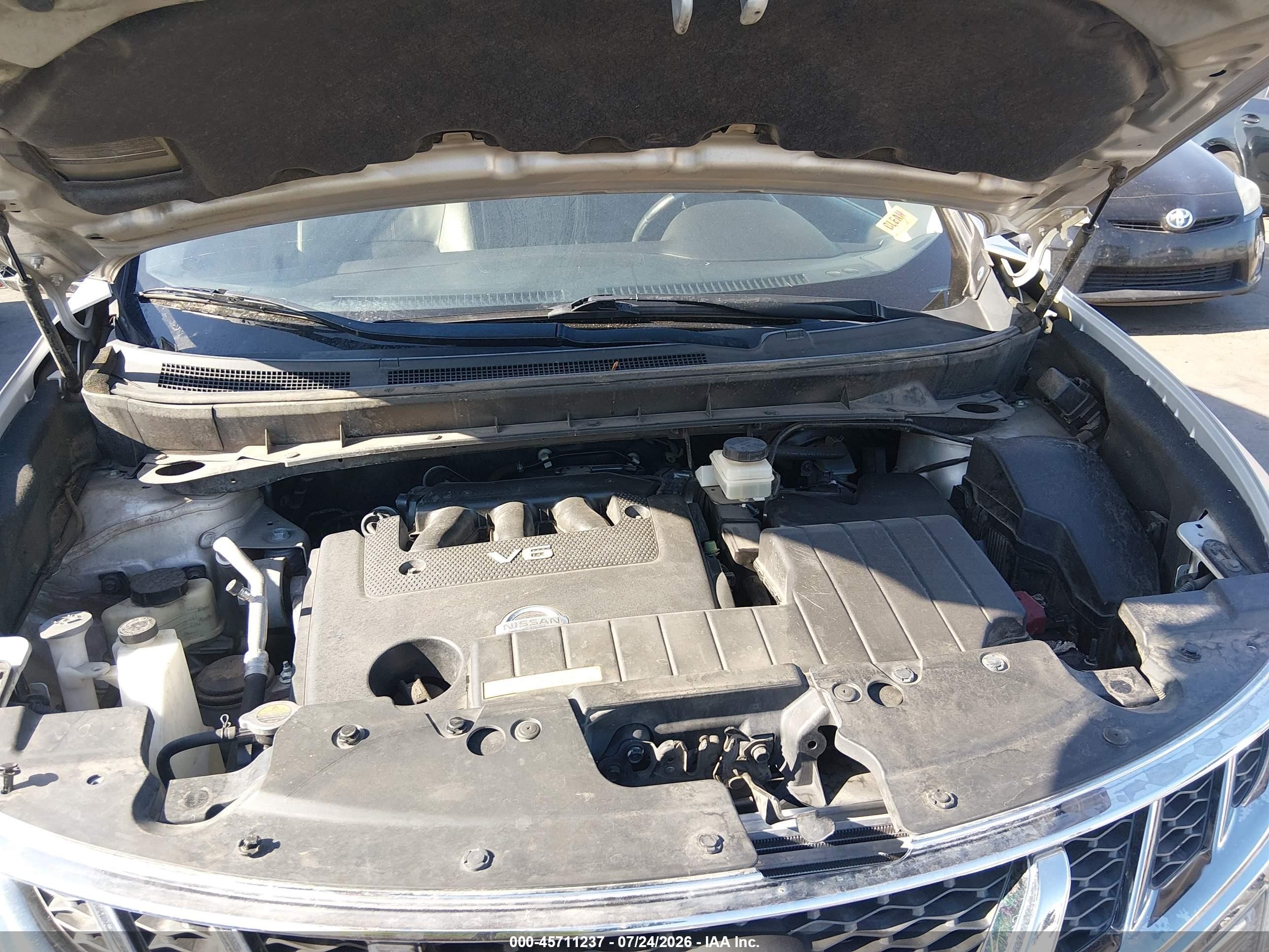2013 Nissan Murano Sl Silver vin: JN8AZ1MU3DW210841