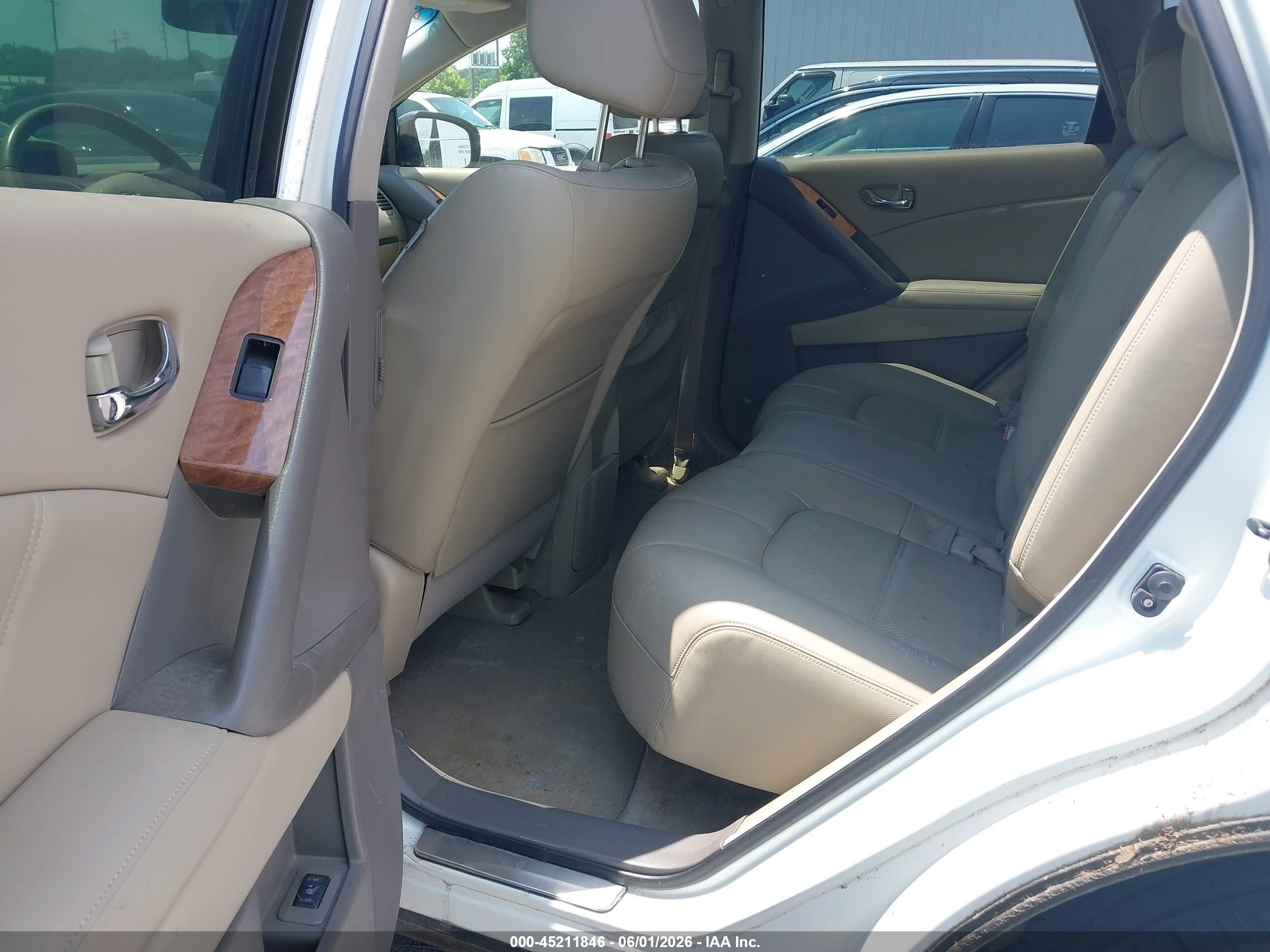 2014 Nissan Murano Le White vin: JN8AZ1MU3EW404187