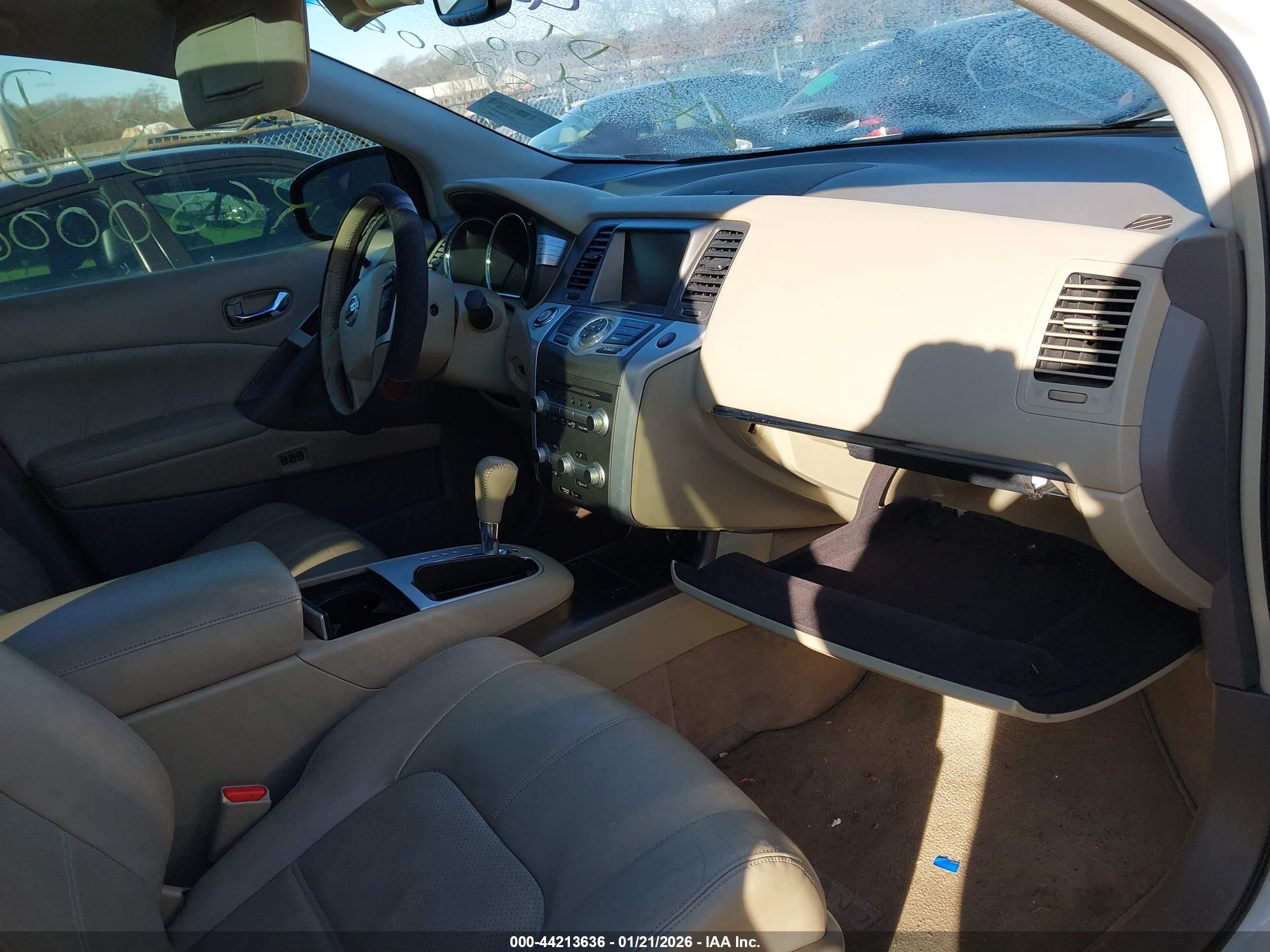 2014 Nissan Murano Sl White vin: JN8AZ1MU3EW405744