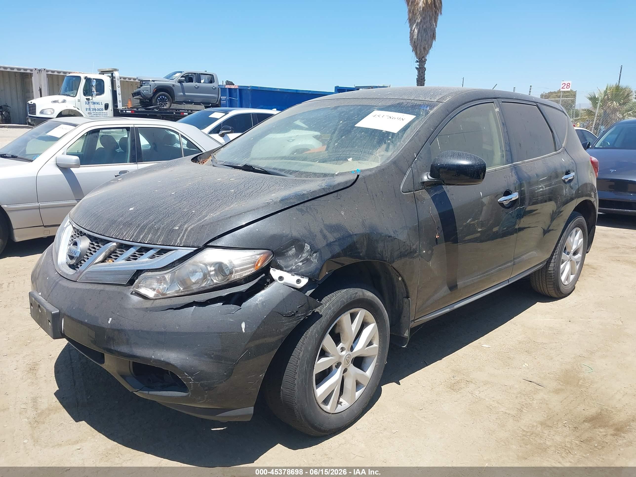 2014 Nissan Murano Le/s/sl/sv Черный vin: JN8AZ1MU3EW406943