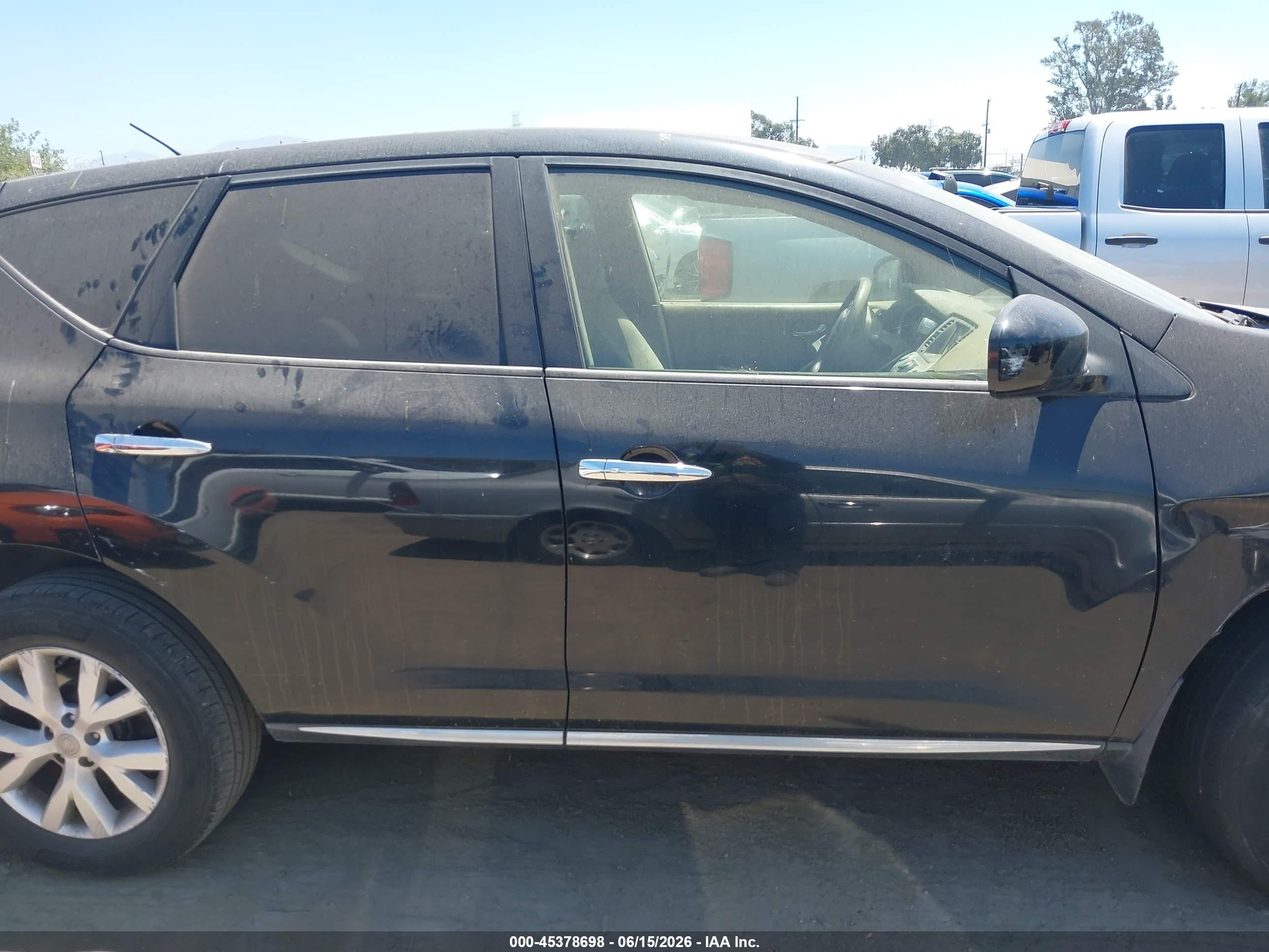 2014 Nissan Murano Le/s/sl/sv Черный vin: JN8AZ1MU3EW406943