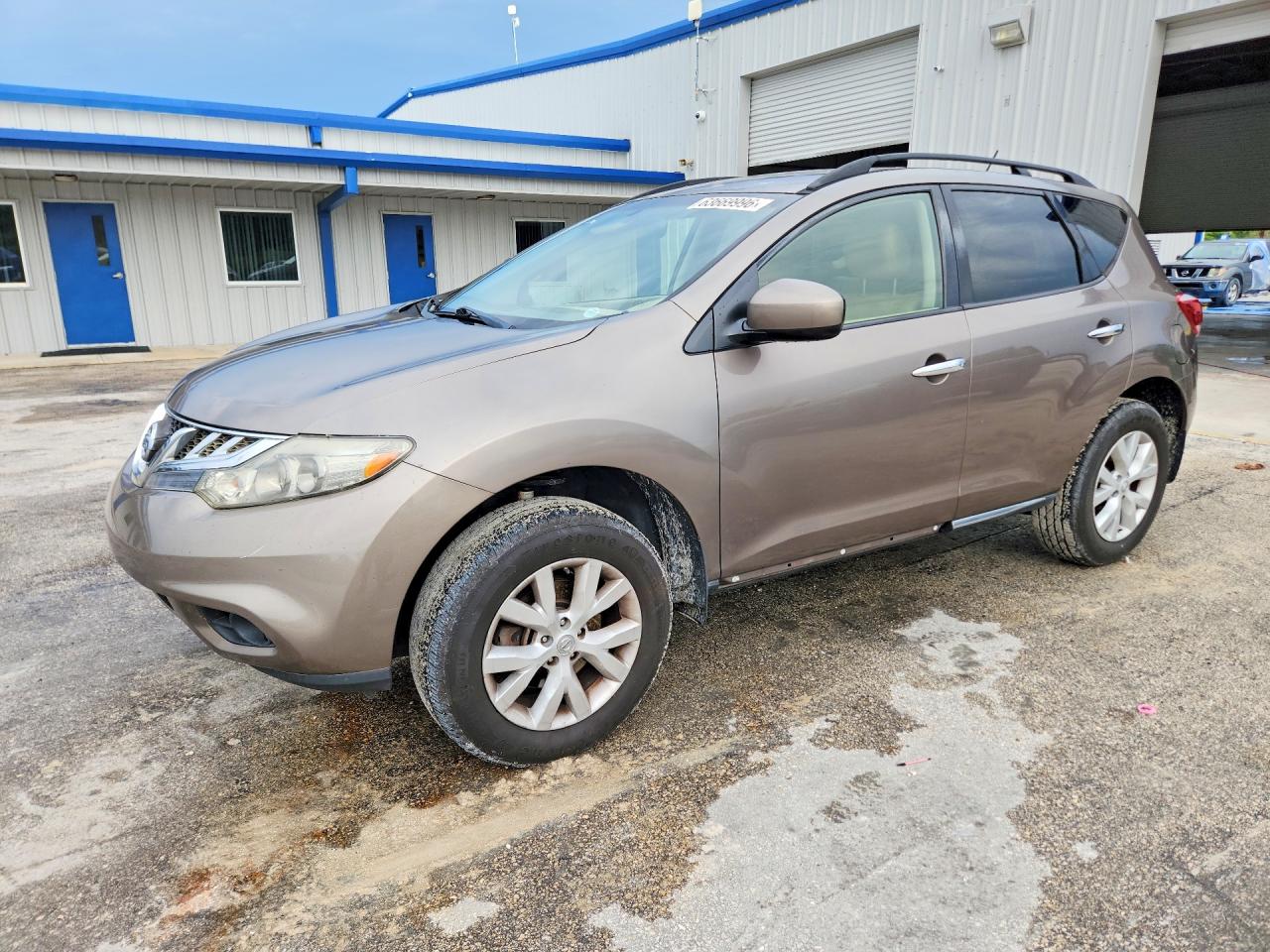 2014 Nissan Murano Sv Brown vin: JN8AZ1MU3EW414766