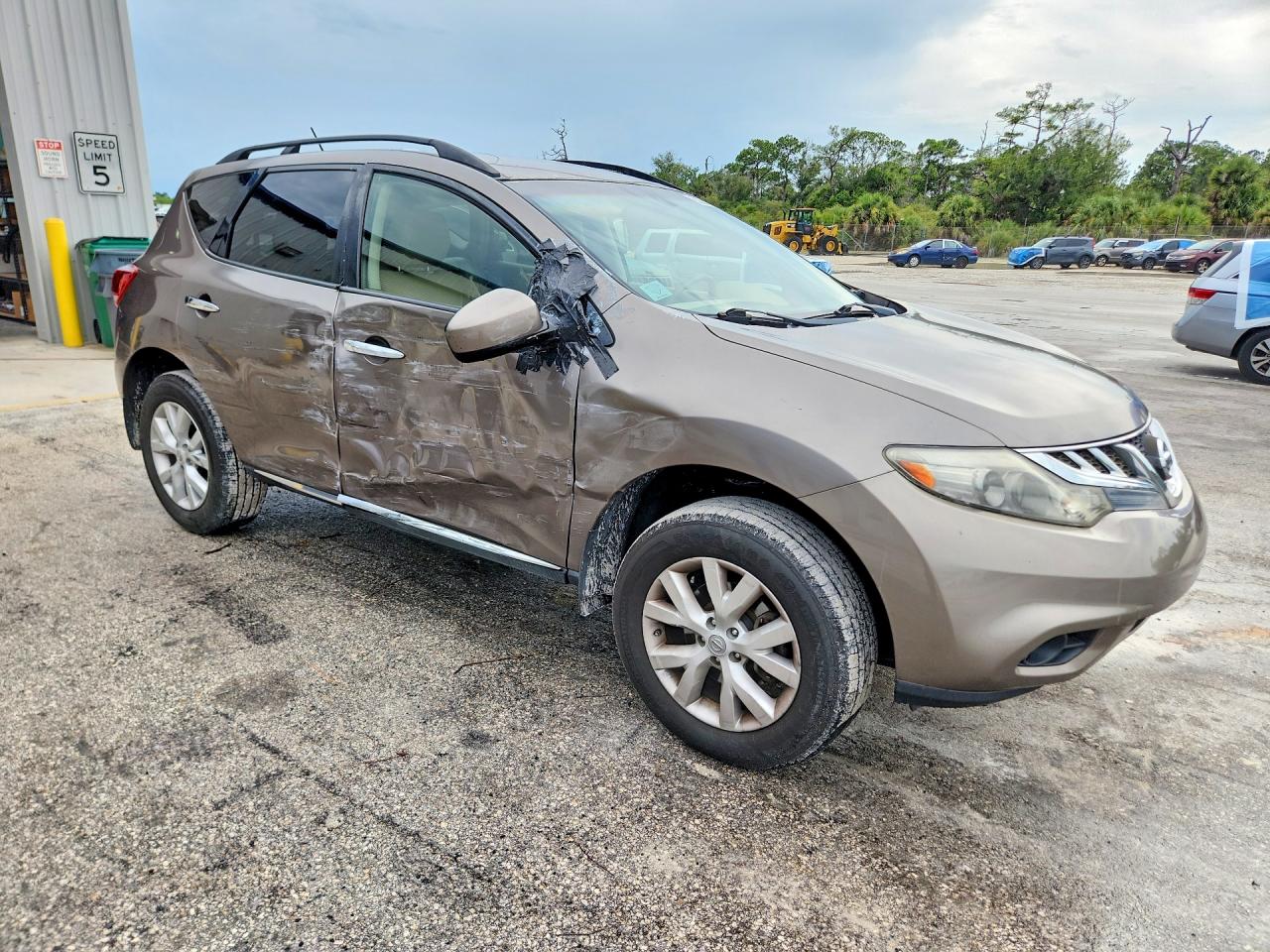 2014 Nissan Murano Sv Brown vin: JN8AZ1MU3EW414766
