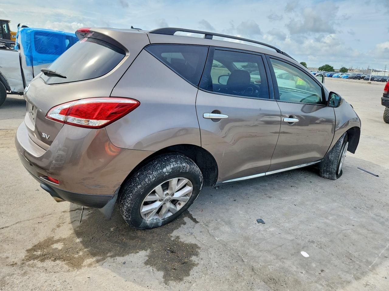 2014 Nissan Murano S/sv/sl/le Желто-коричневый vin: JN8AZ1MU3EW416128