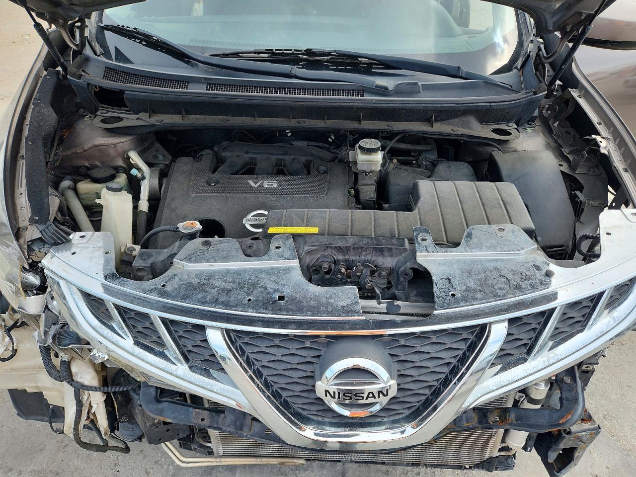 2014 Nissan Murano S/sv/sl/le Желто-коричневый vin: JN8AZ1MU3EW416128