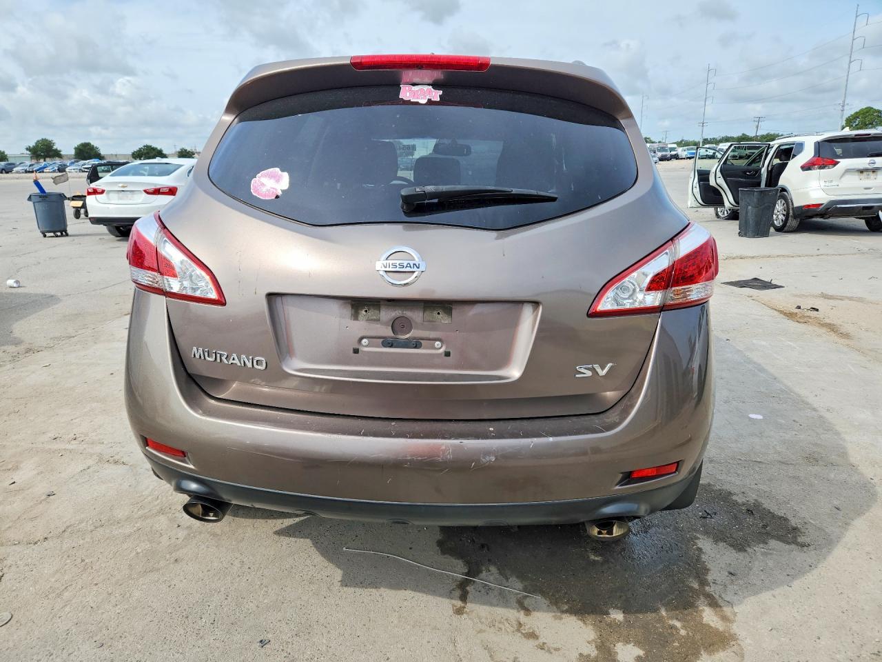 2014 Nissan Murano S/sv/sl/le Желто-коричневый vin: JN8AZ1MU3EW416128
