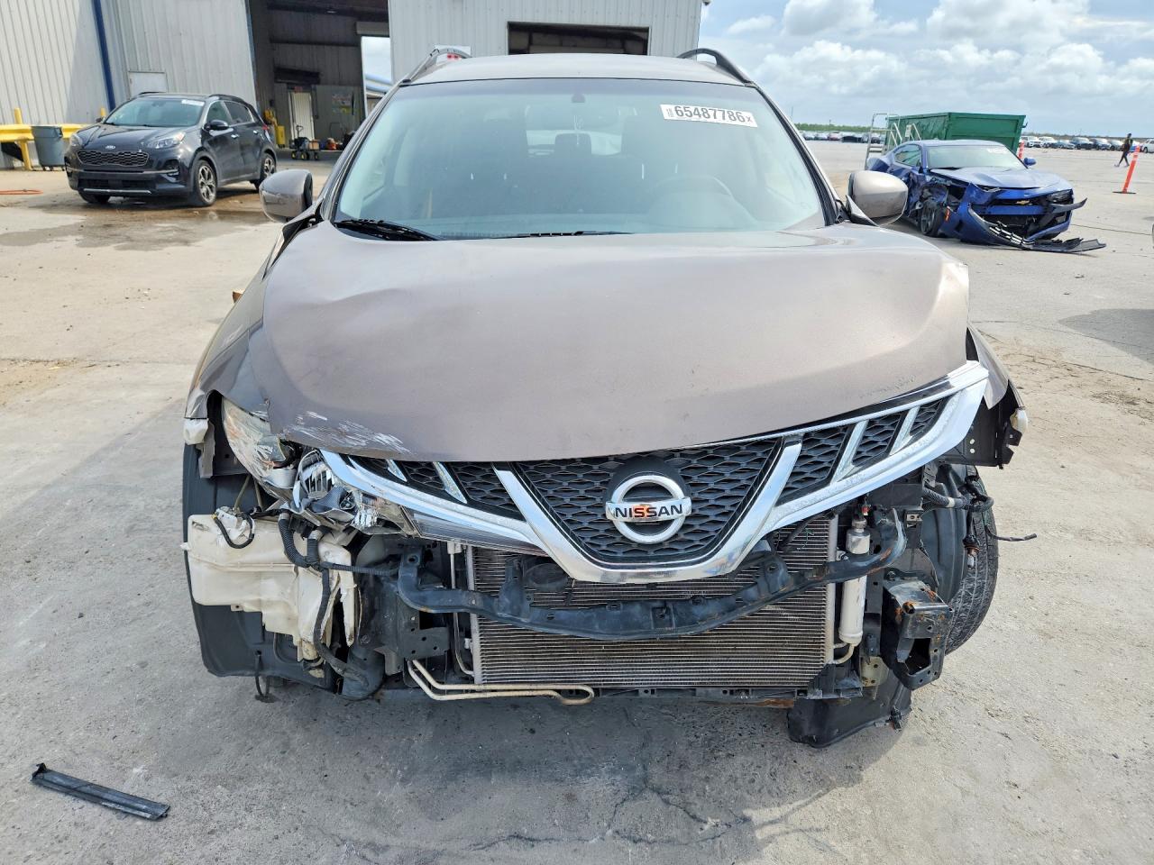2014 Nissan Murano S/sv/sl/le Желто-коричневый vin: JN8AZ1MU3EW416128