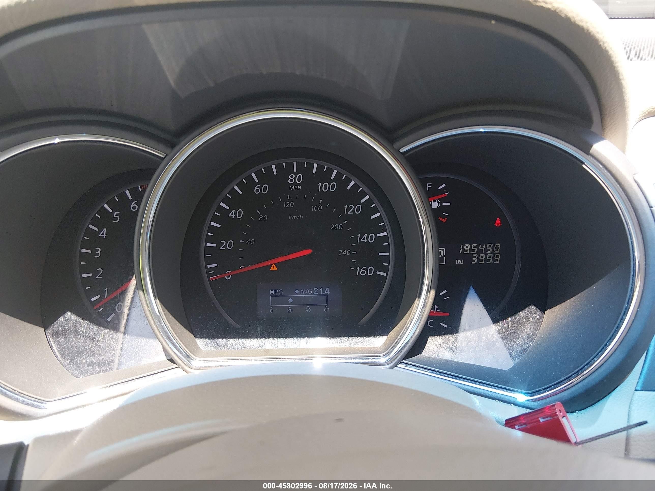 2014 Nissan Murano Sl White vin: JN8AZ1MU3EW416632
