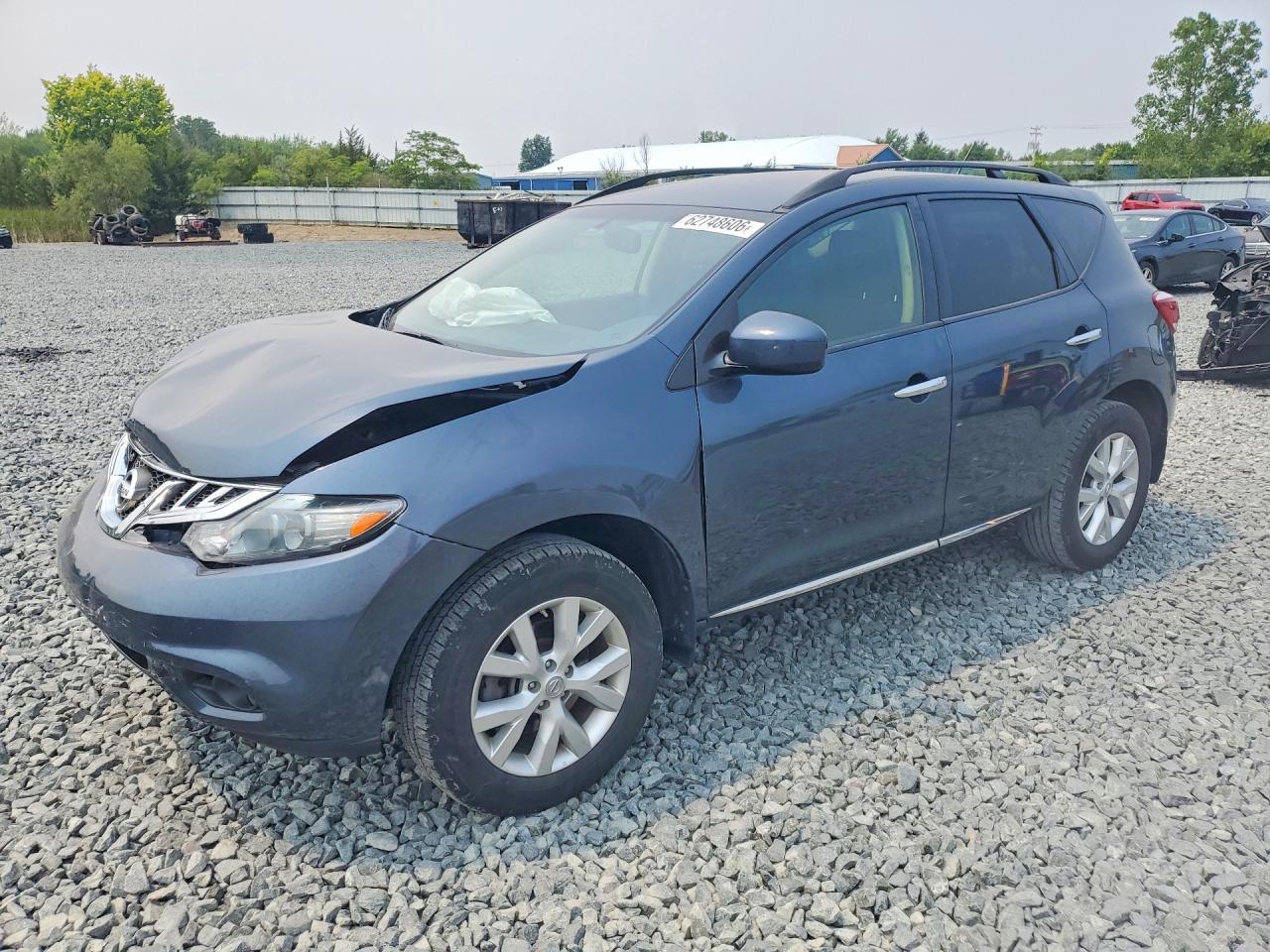 2014 Nissan Murano Sv Gray vin: JN8AZ1MU3EW417456