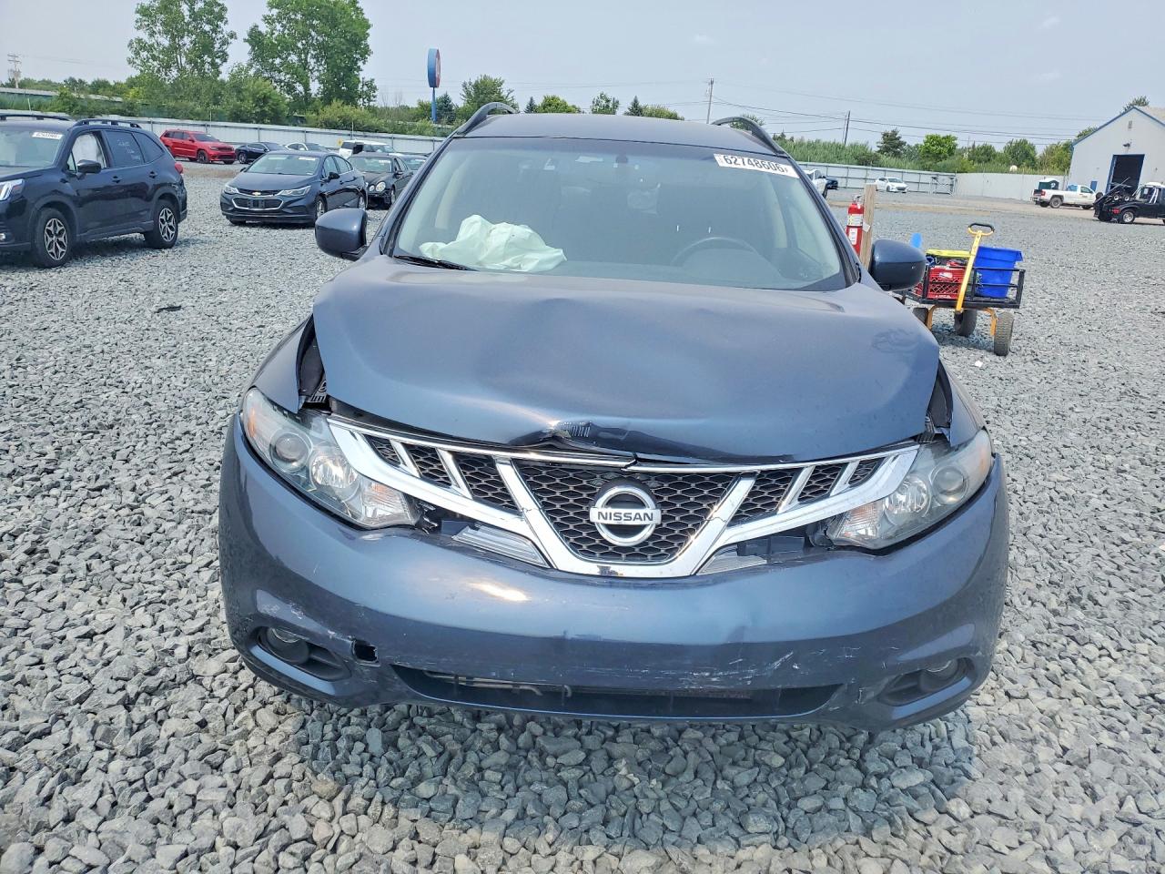 2014 Nissan Murano Sv Gray vin: JN8AZ1MU3EW417456