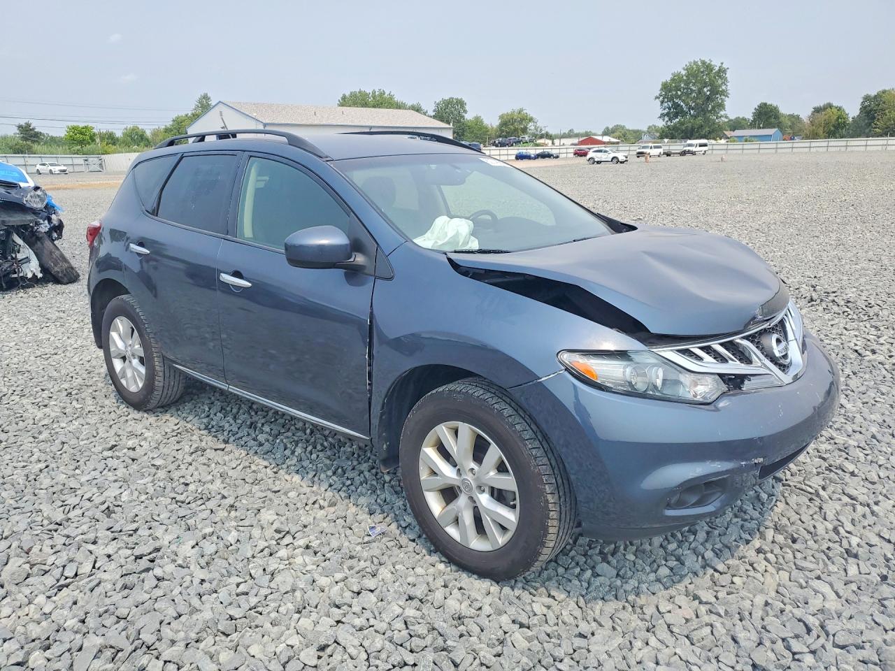 2014 Nissan Murano Sv Gray vin: JN8AZ1MU3EW417456