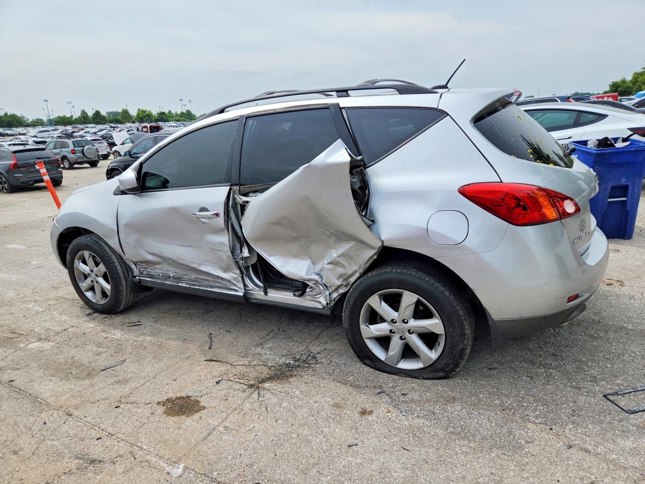 2010 Nissan Murano S Silver vin: JN8AZ1MU4AW006514
