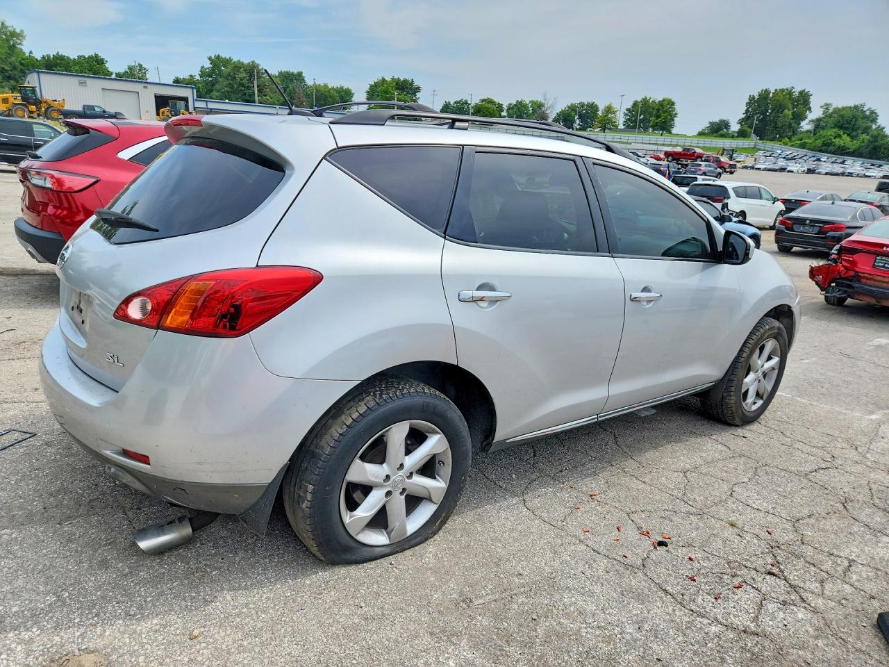 2010 Nissan Murano S Silver vin: JN8AZ1MU4AW006514