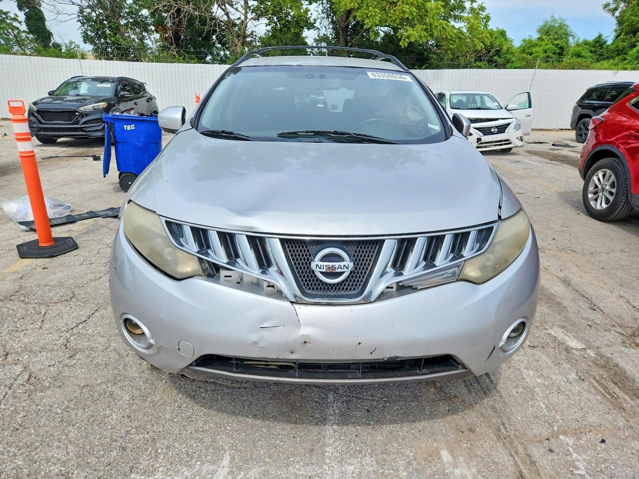 2010 Nissan Murano S Silver vin: JN8AZ1MU4AW006514