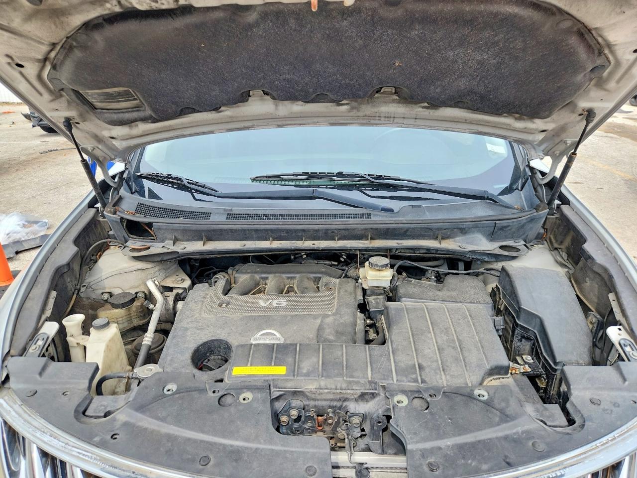 2010 Nissan Murano S Silver vin: JN8AZ1MU4AW006514