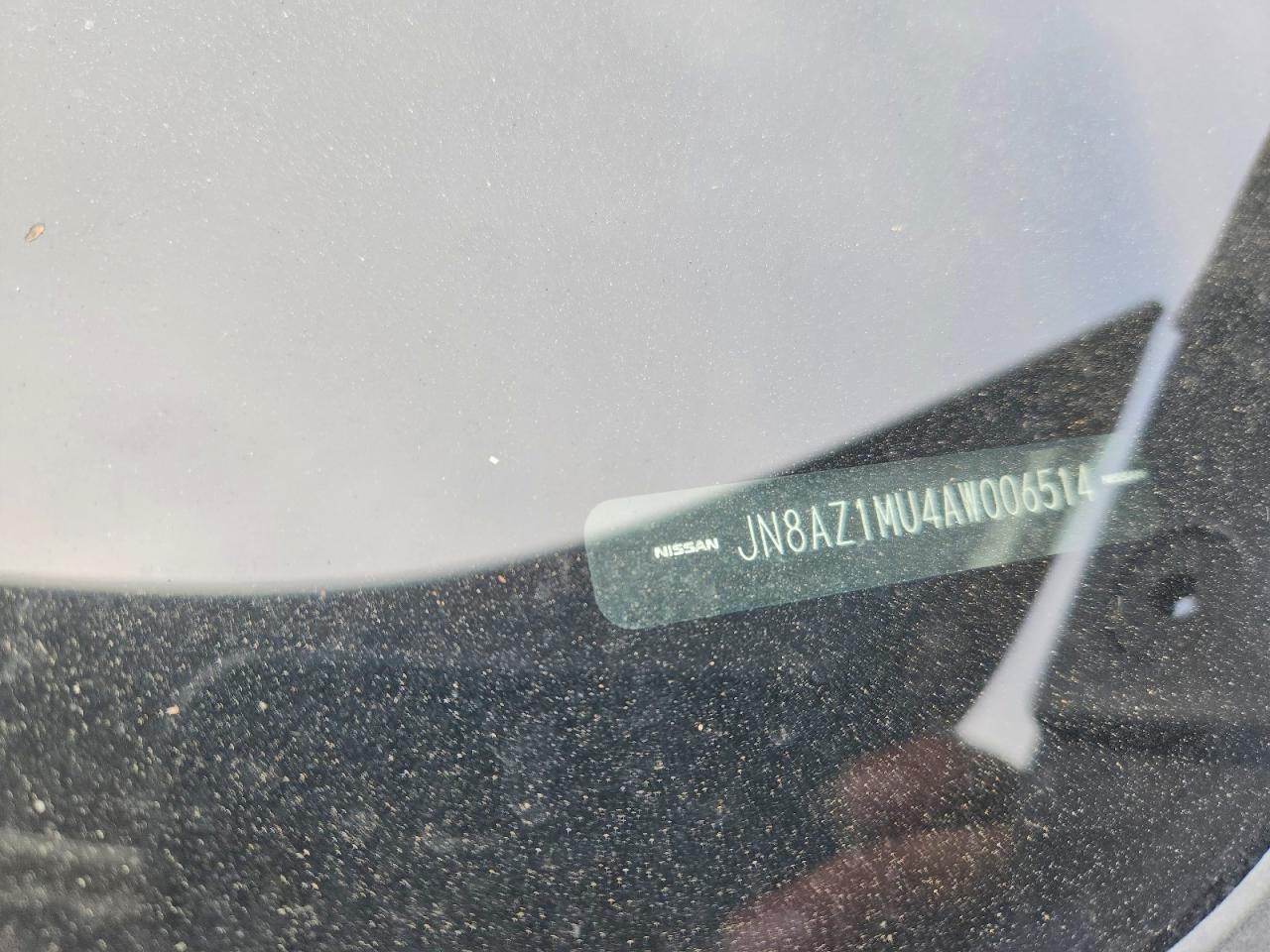 2010 Nissan Murano S Silver vin: JN8AZ1MU4AW006514