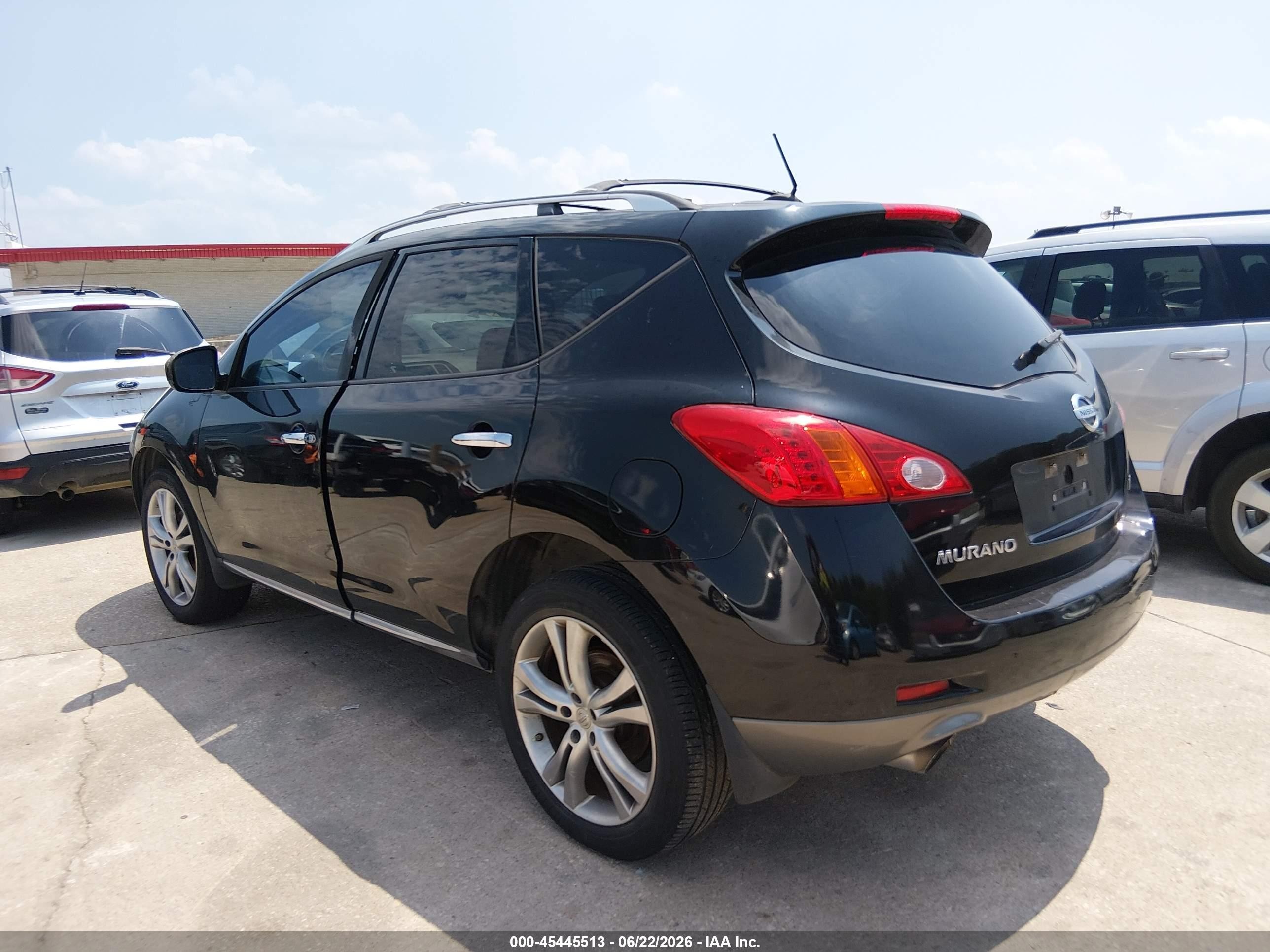 2010 Nissan Murano Le Black vin: JN8AZ1MU4AW009316