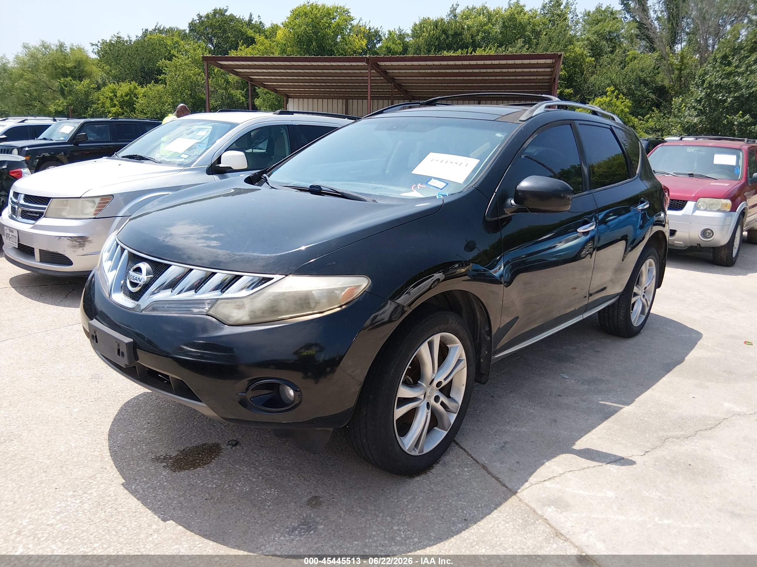 2010 Nissan Murano Le Black vin: JN8AZ1MU4AW009316