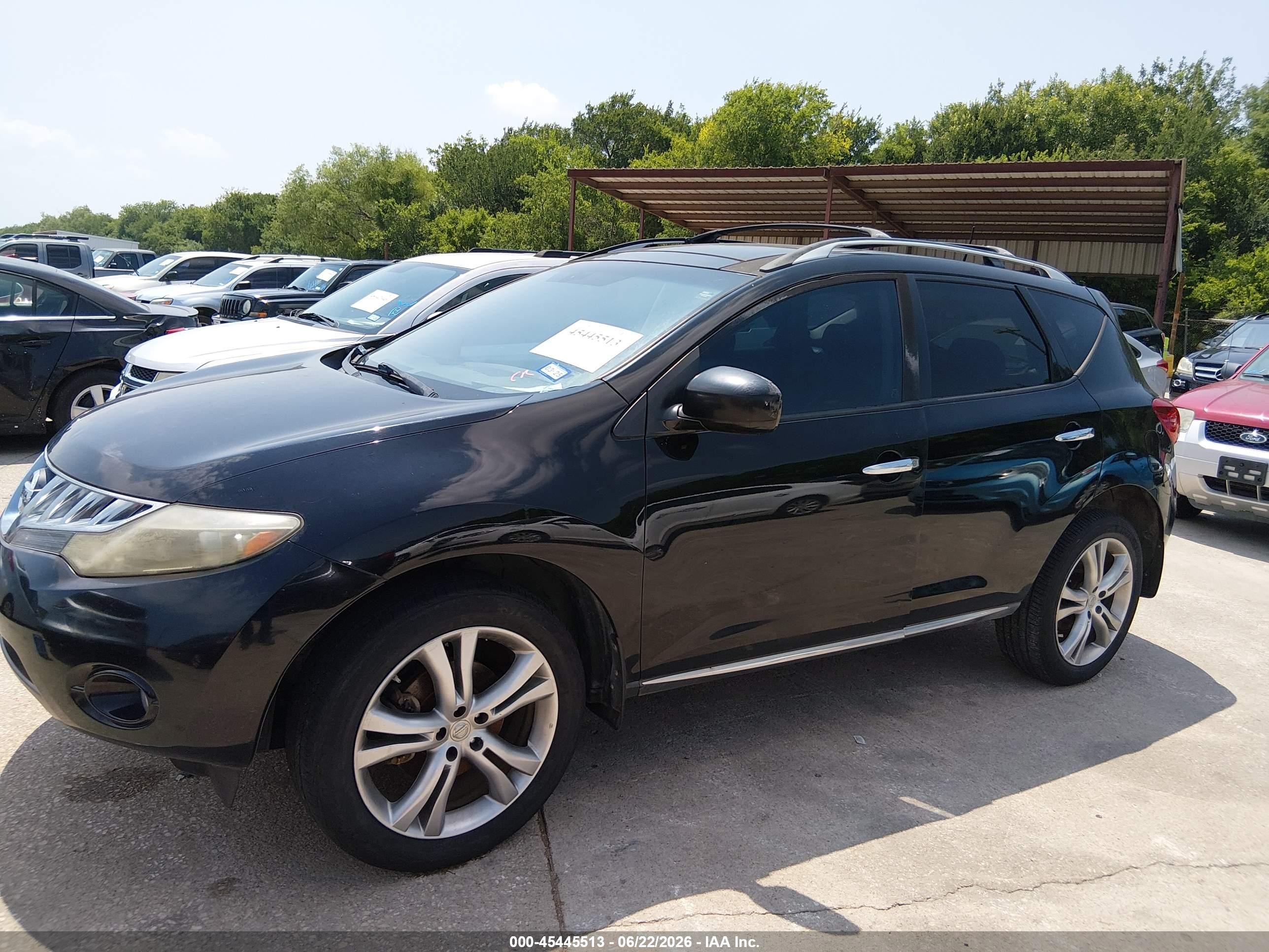 2010 Nissan Murano Le Black vin: JN8AZ1MU4AW009316
