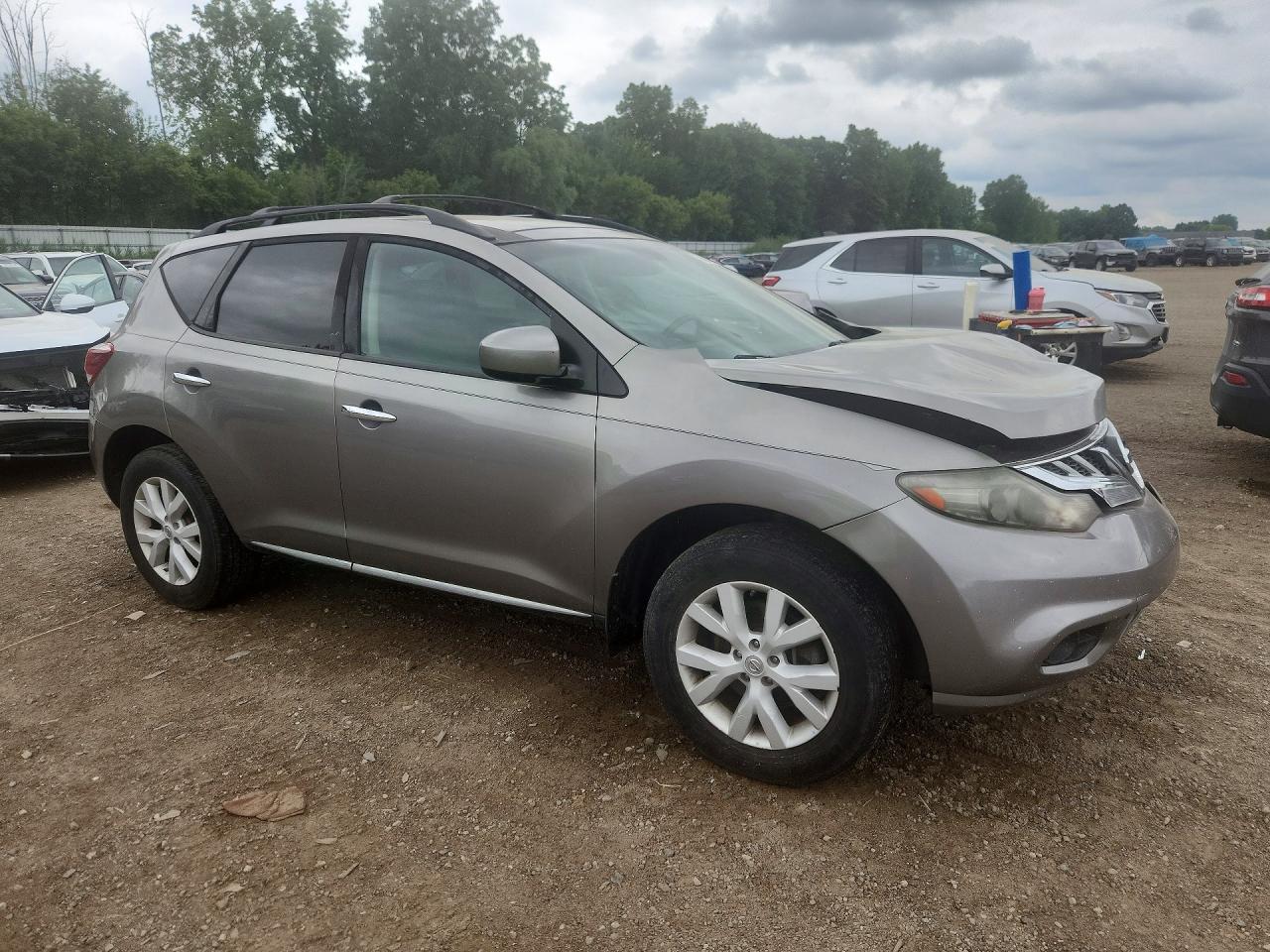 2011 Nissan Murano S Gray vin: JN8AZ1MU4BW050160
