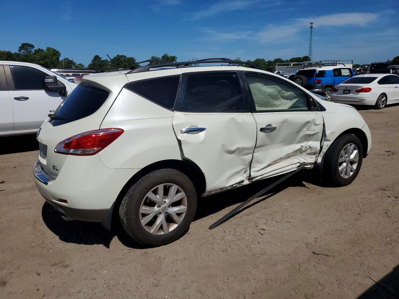 2011 Nissan Murano S White vin: JN8AZ1MU4BW059893