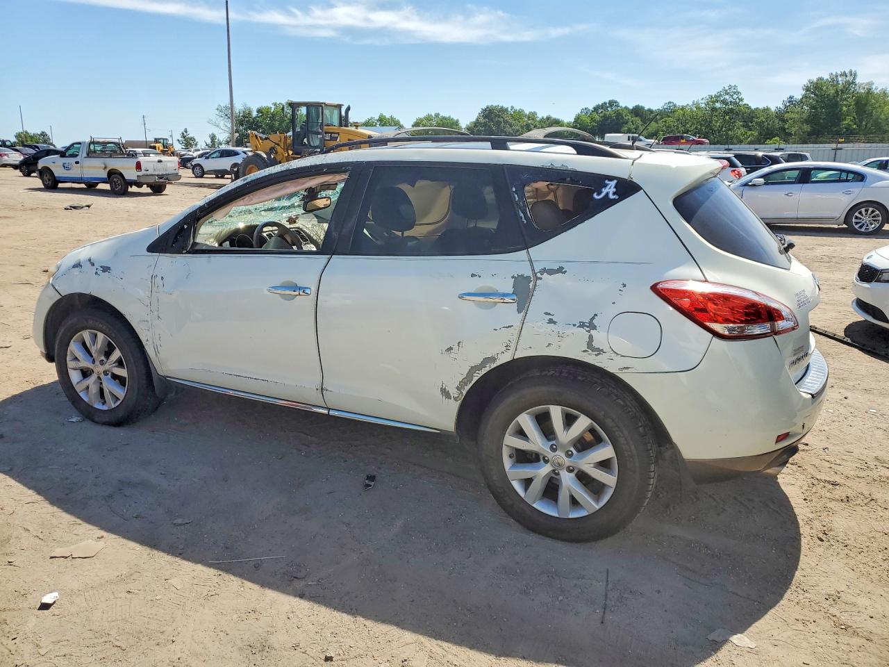 2011 Nissan Murano S White vin: JN8AZ1MU4BW059893