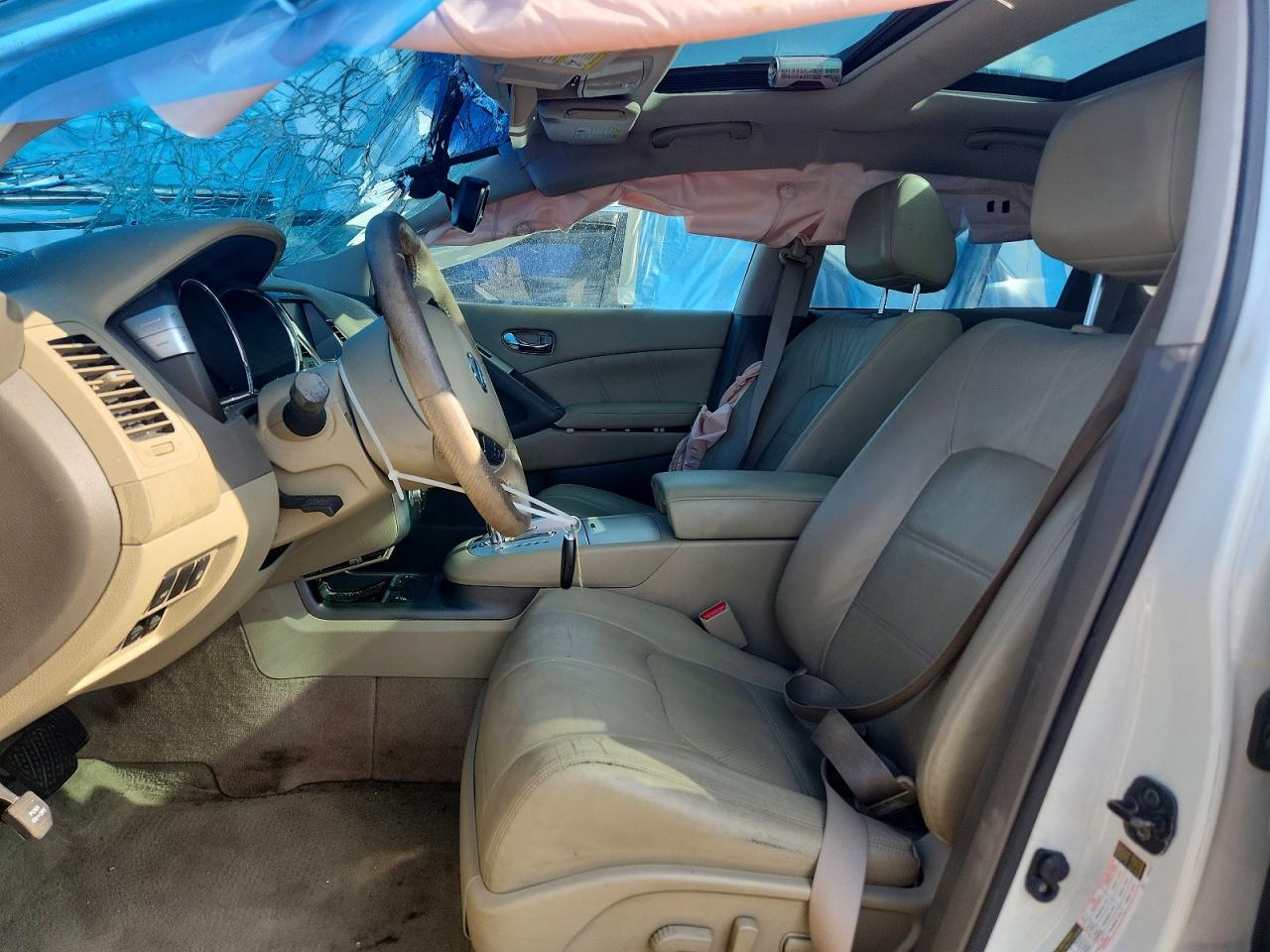 2011 Nissan Murano S White vin: JN8AZ1MU4BW059893